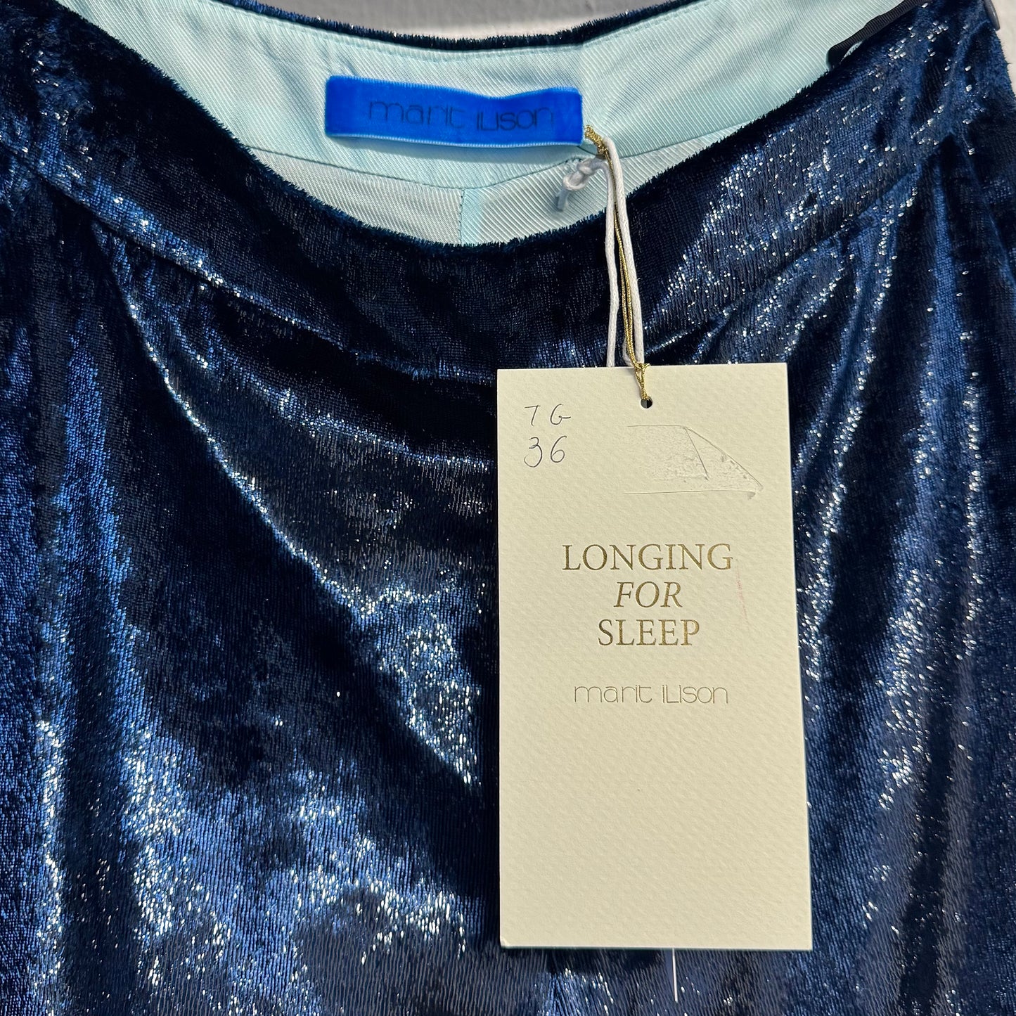MARIT ILISON LONGING FOR SLEEP Chenille Trousers