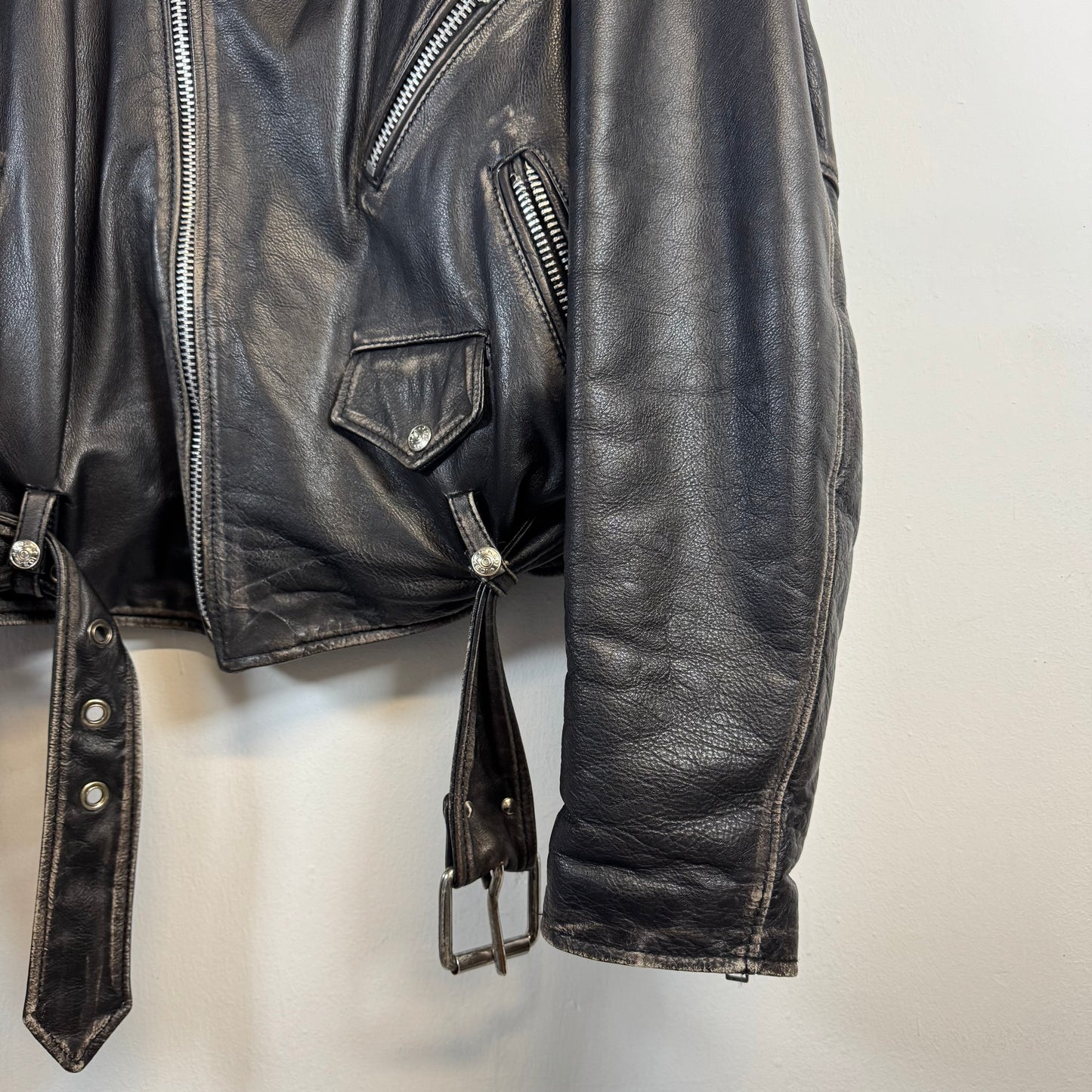 THEDI Leather 1990s Perfecto Jacket