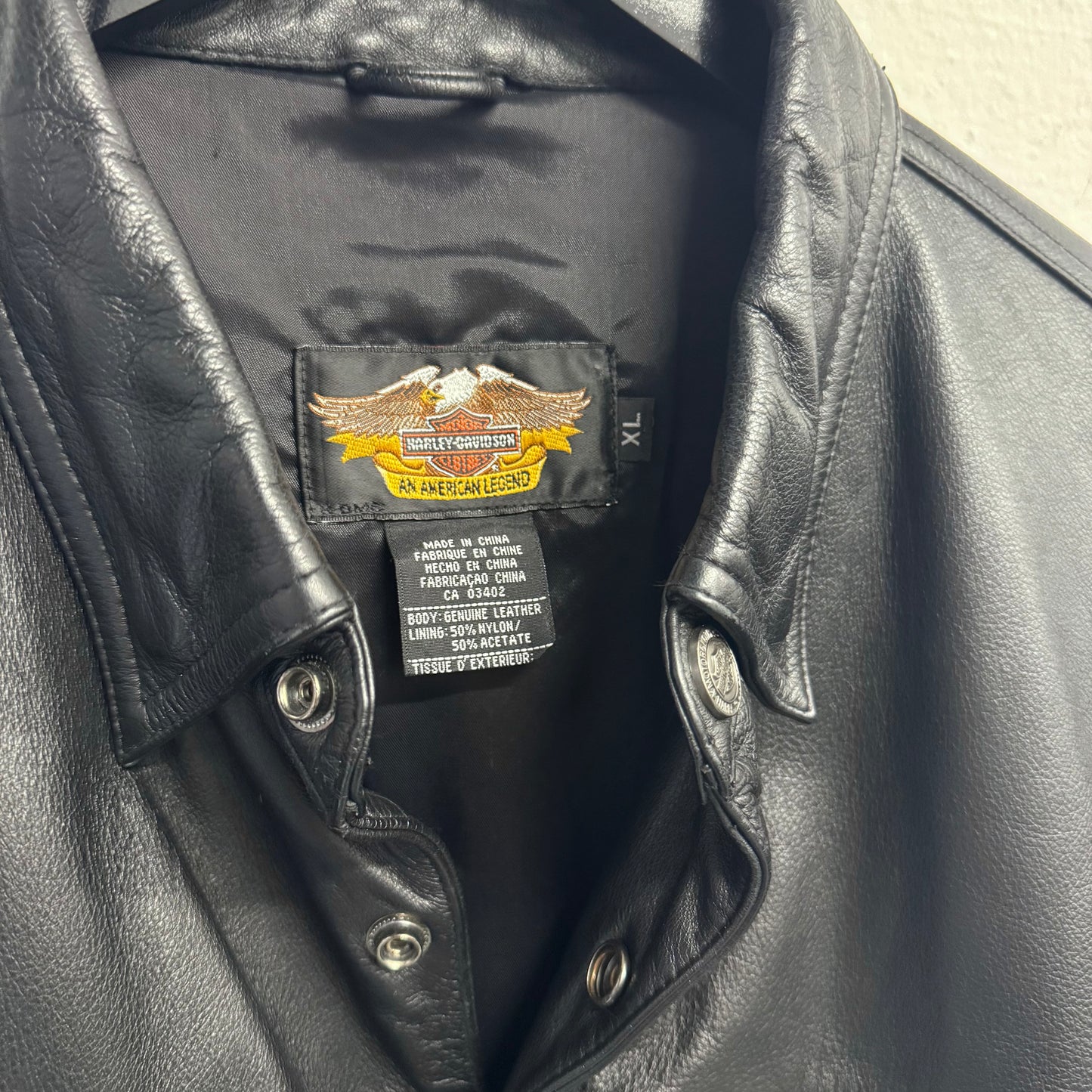 HARLEY DAVIDSON Leather Shirt