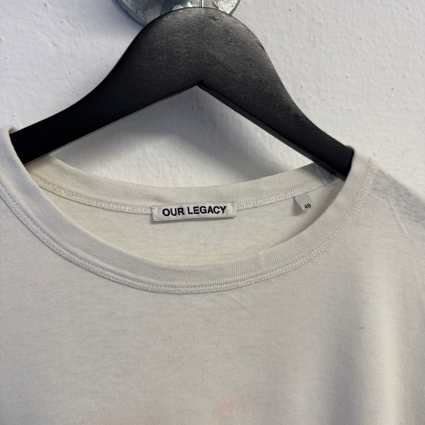 OUR LEGACY New Box 'Cut Cost' Graphic TShirt