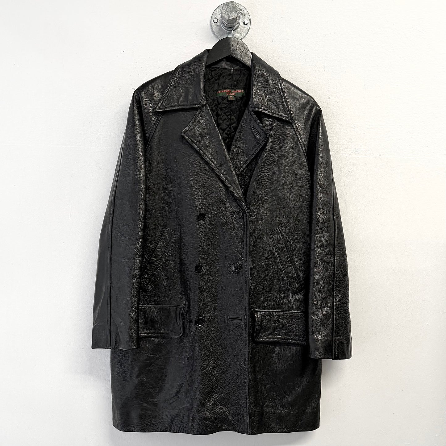 KATHARINE HAMNETT Peacoat Leather Jacket