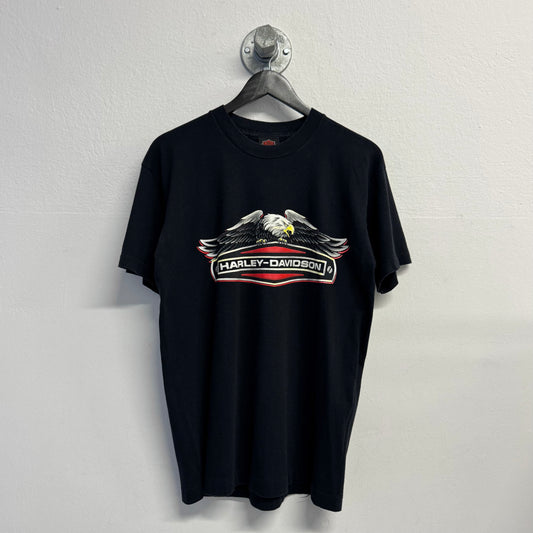HARLEY DAVIDSON 90s Single Stitch Ultraviolet Eagle TShirt