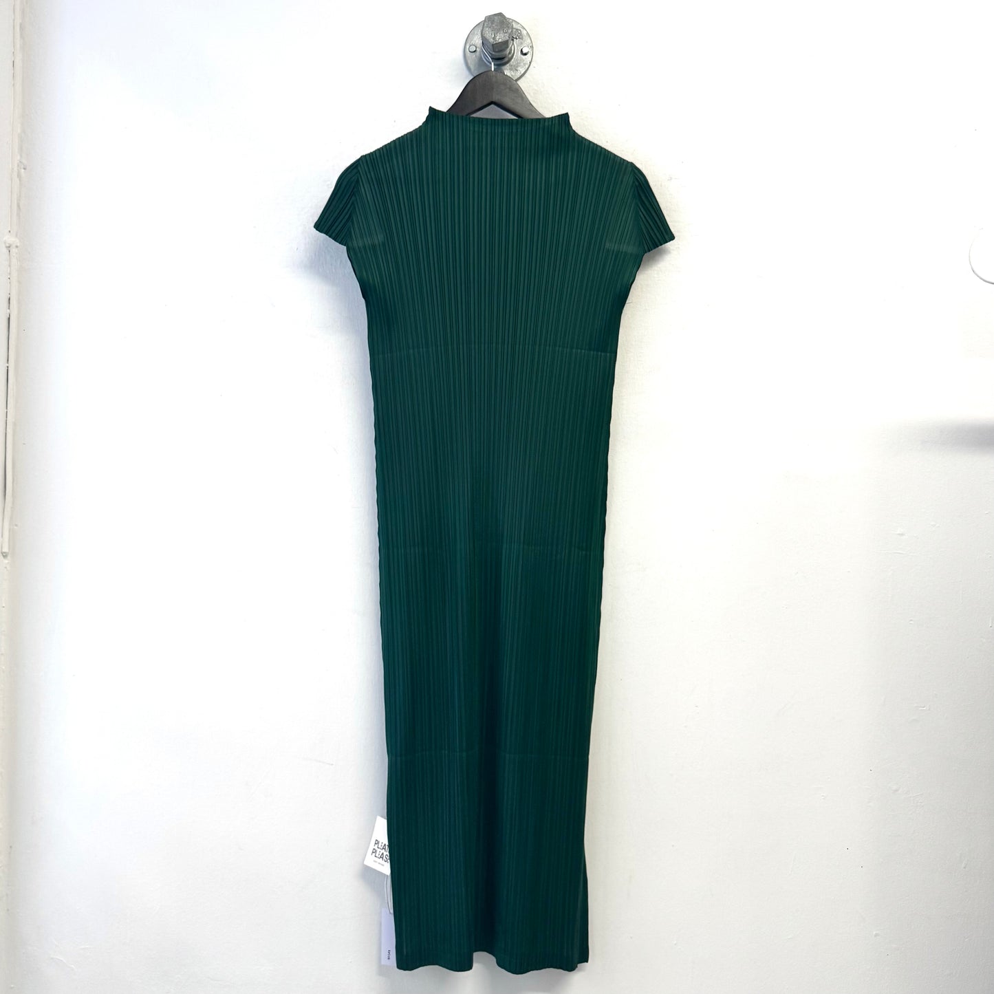 ISSEY MIYAKE PLEATS PLEASE Green Long Dress