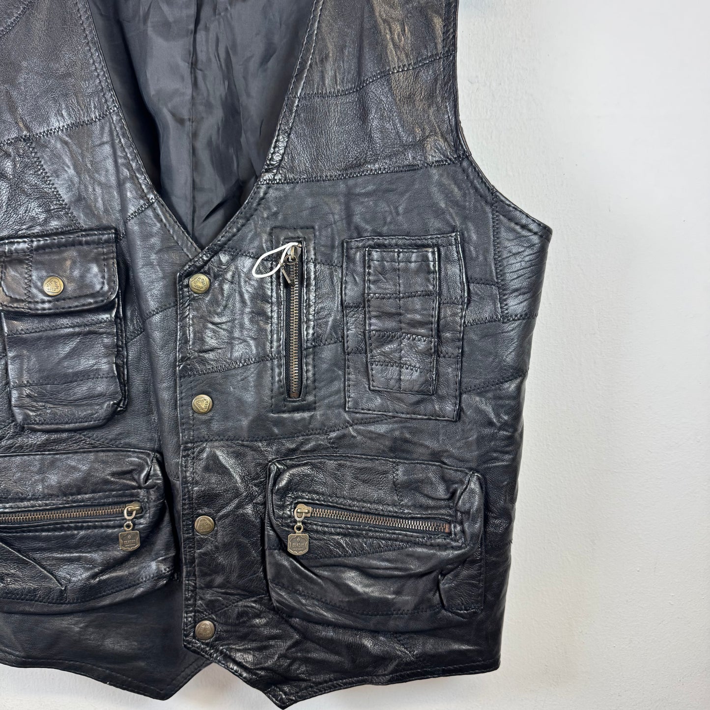 Vintage Bikers Leather Vest