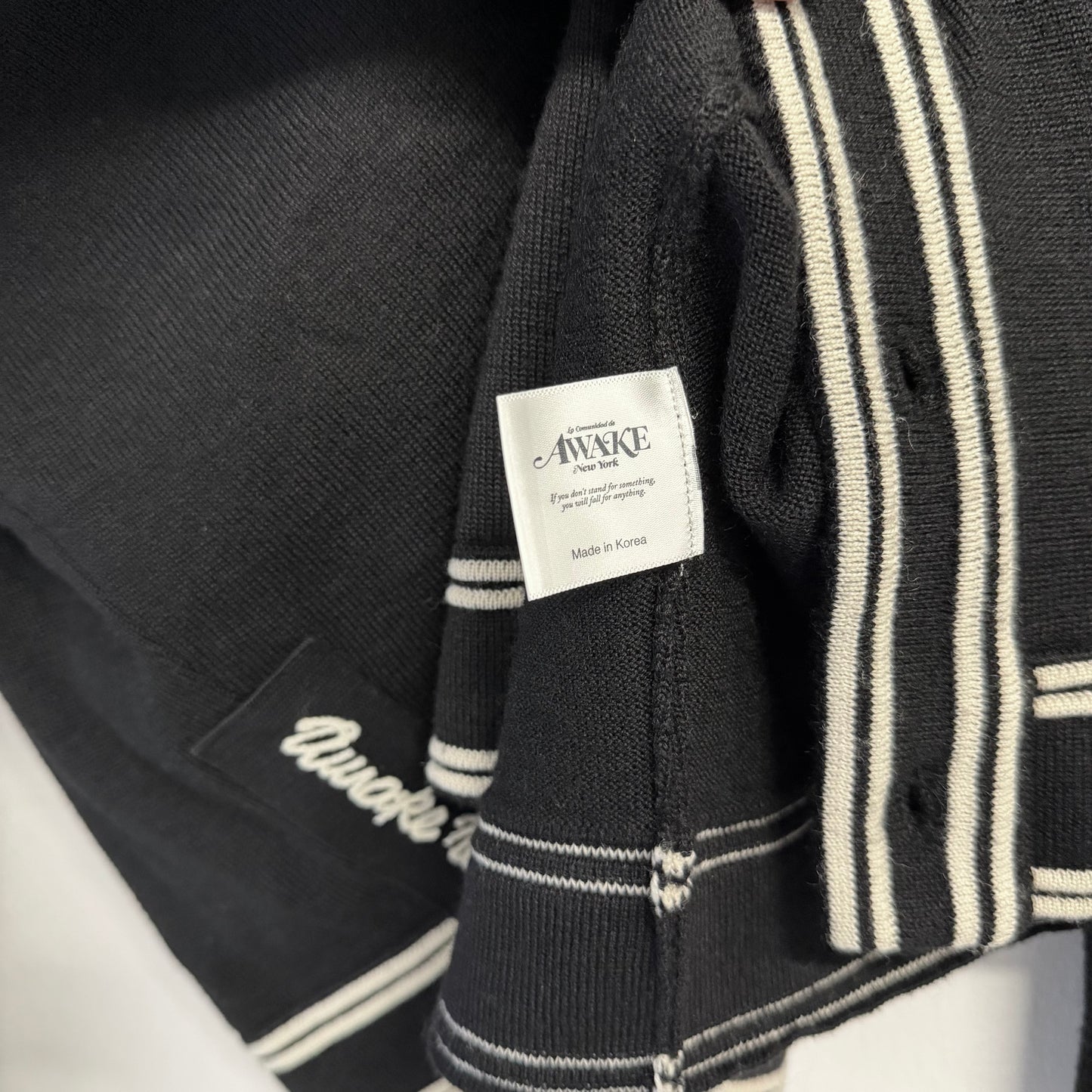 AWAKE NY Fine Gauge Knit Cardigan