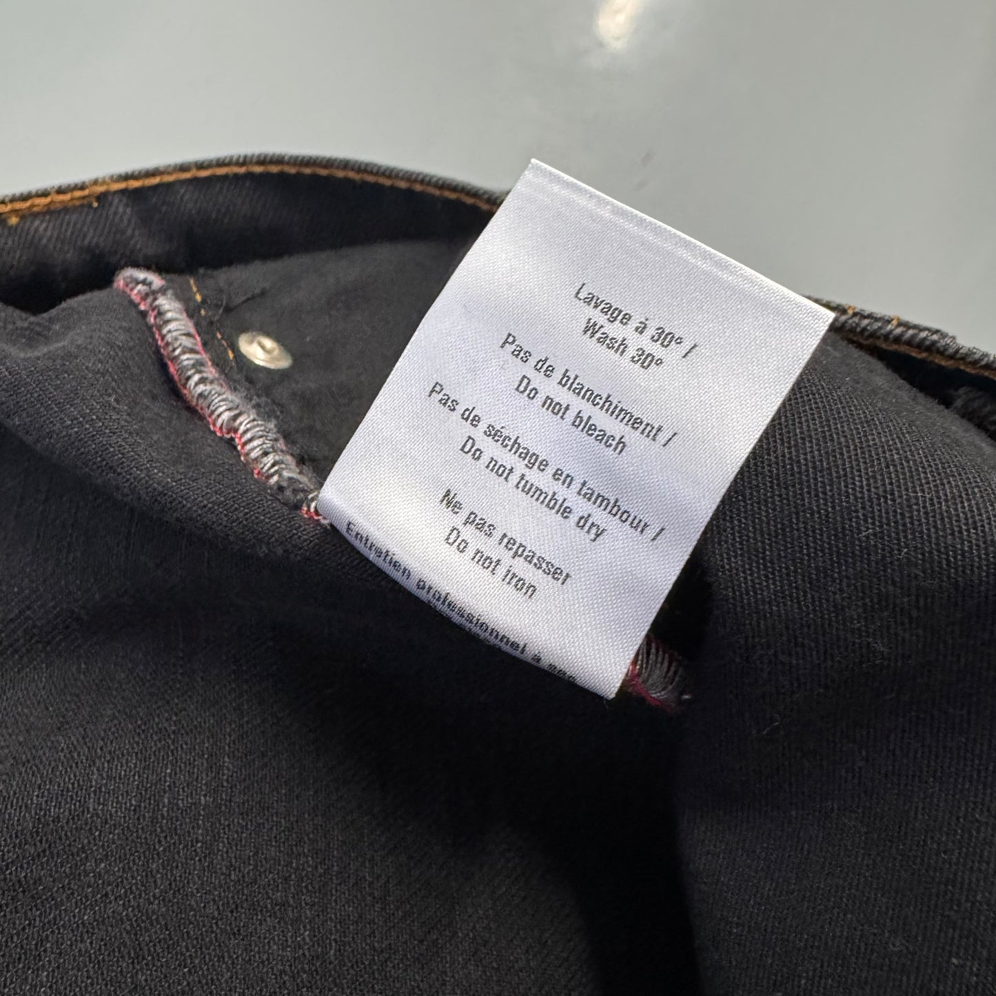 Y/PROJECT SS23 Black Faded Jeans