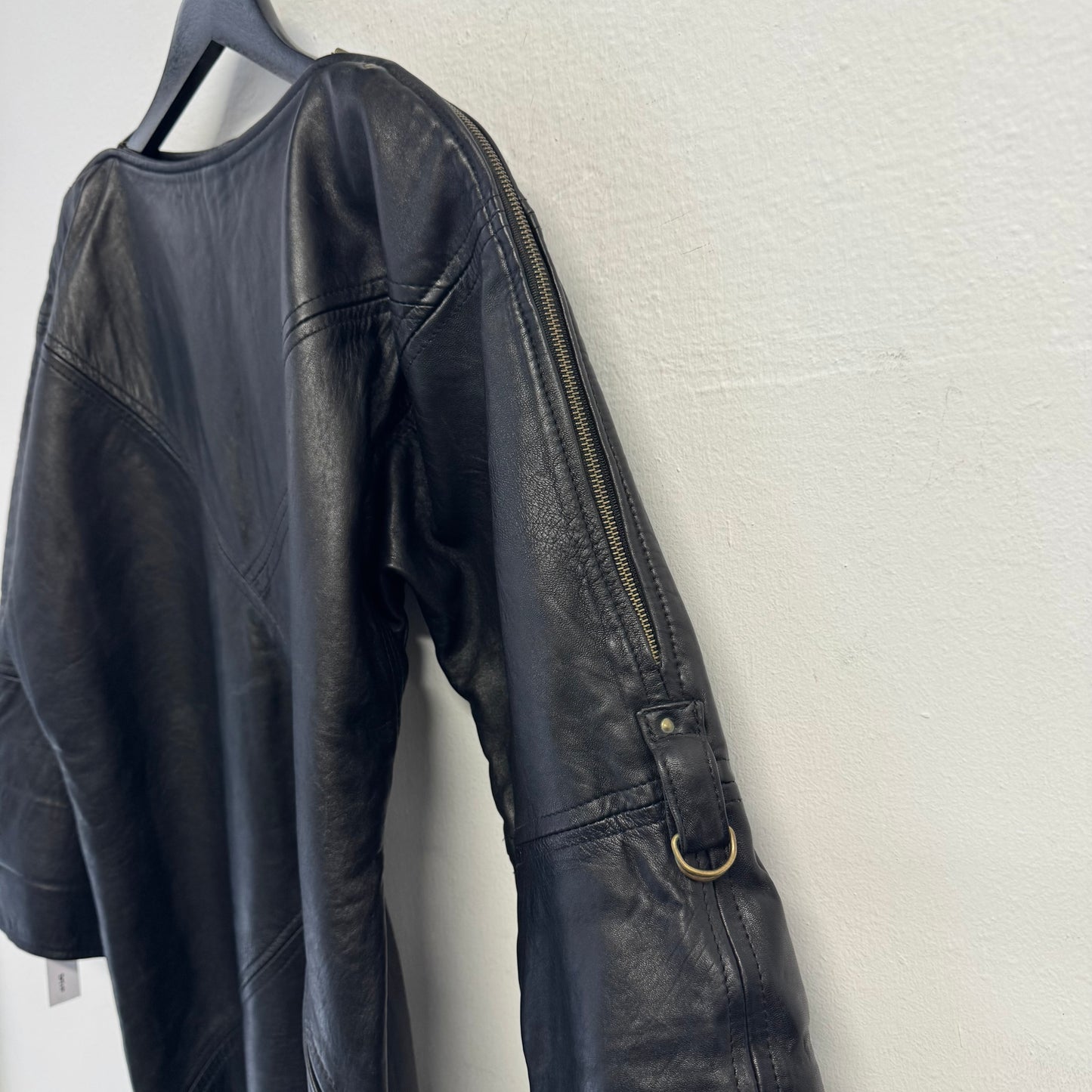 VINTAGE Leather Punk Dress