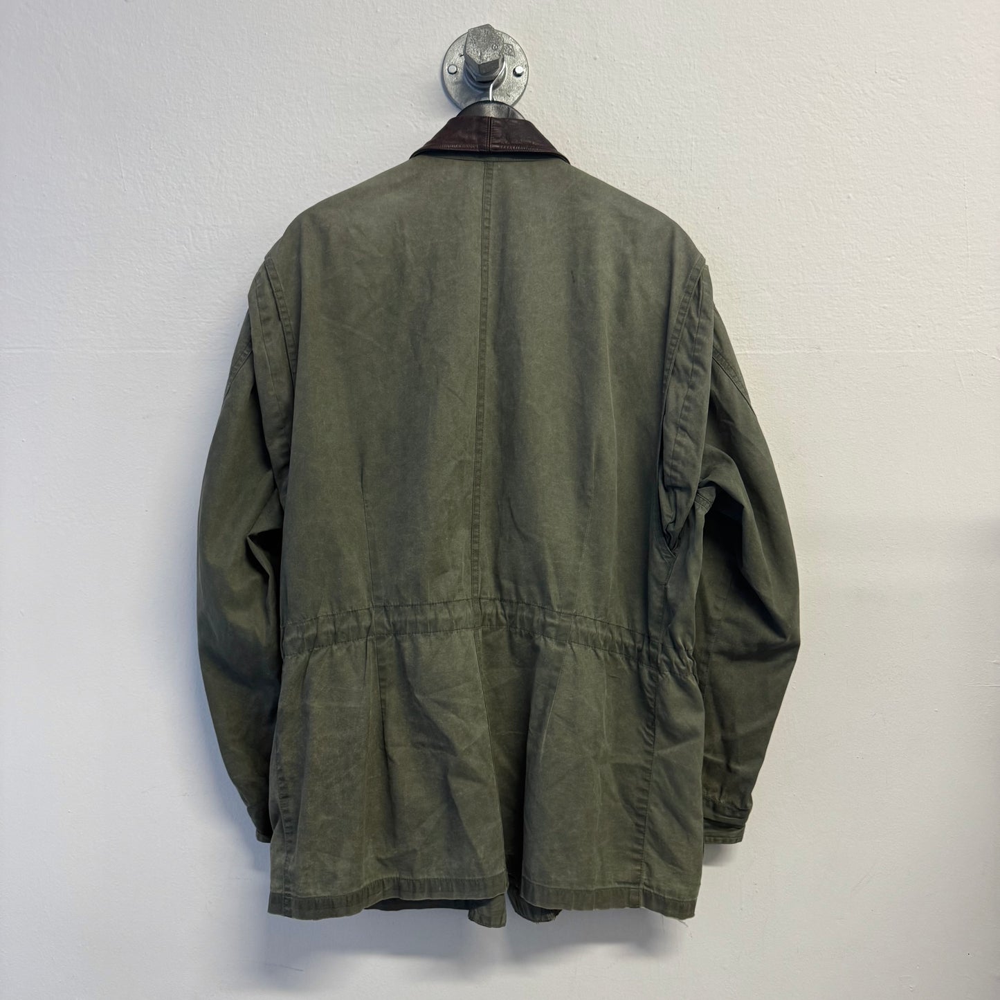 MARLBORO CLASSICS Leather Collar Work Light Jacket