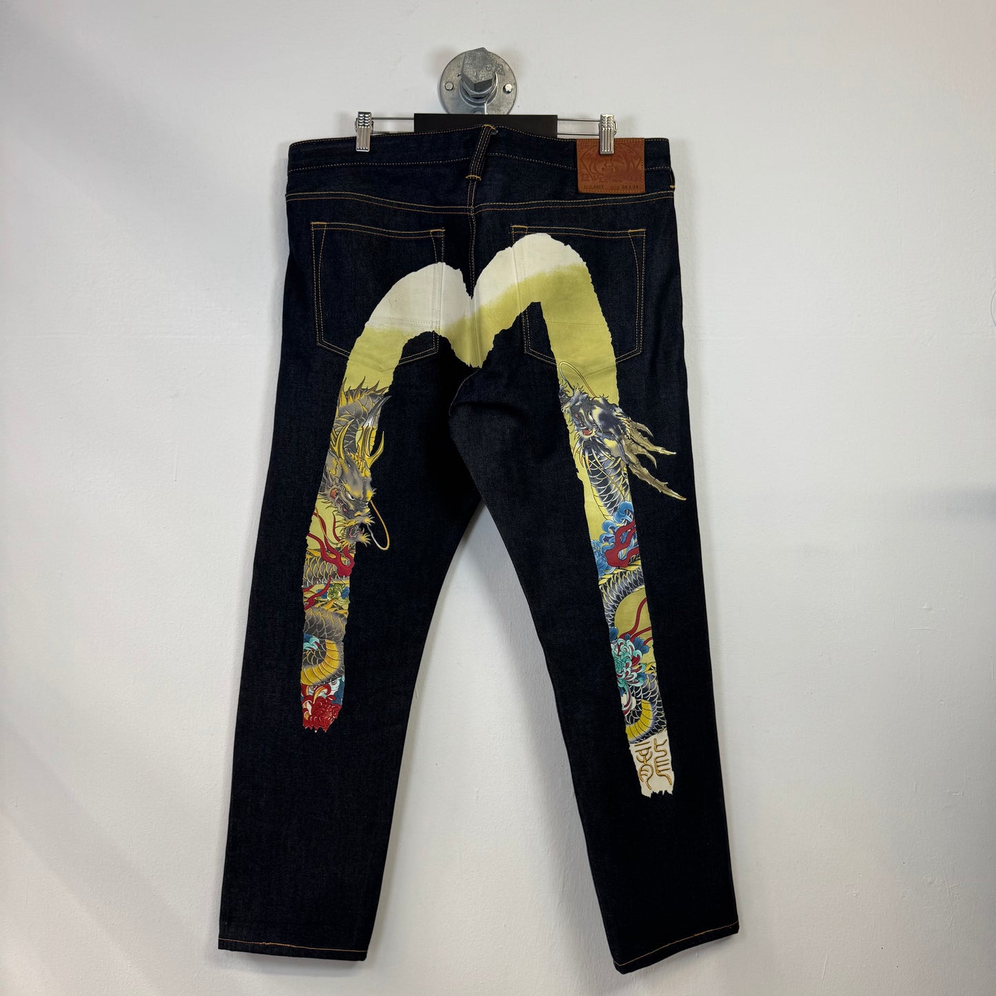 EVISU Raw Selvedge Denim 38x31