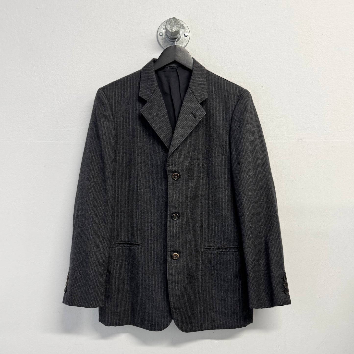 COMME DES GARÇONS HOMME 2005 Pinstripe Grey Blazer Jacket