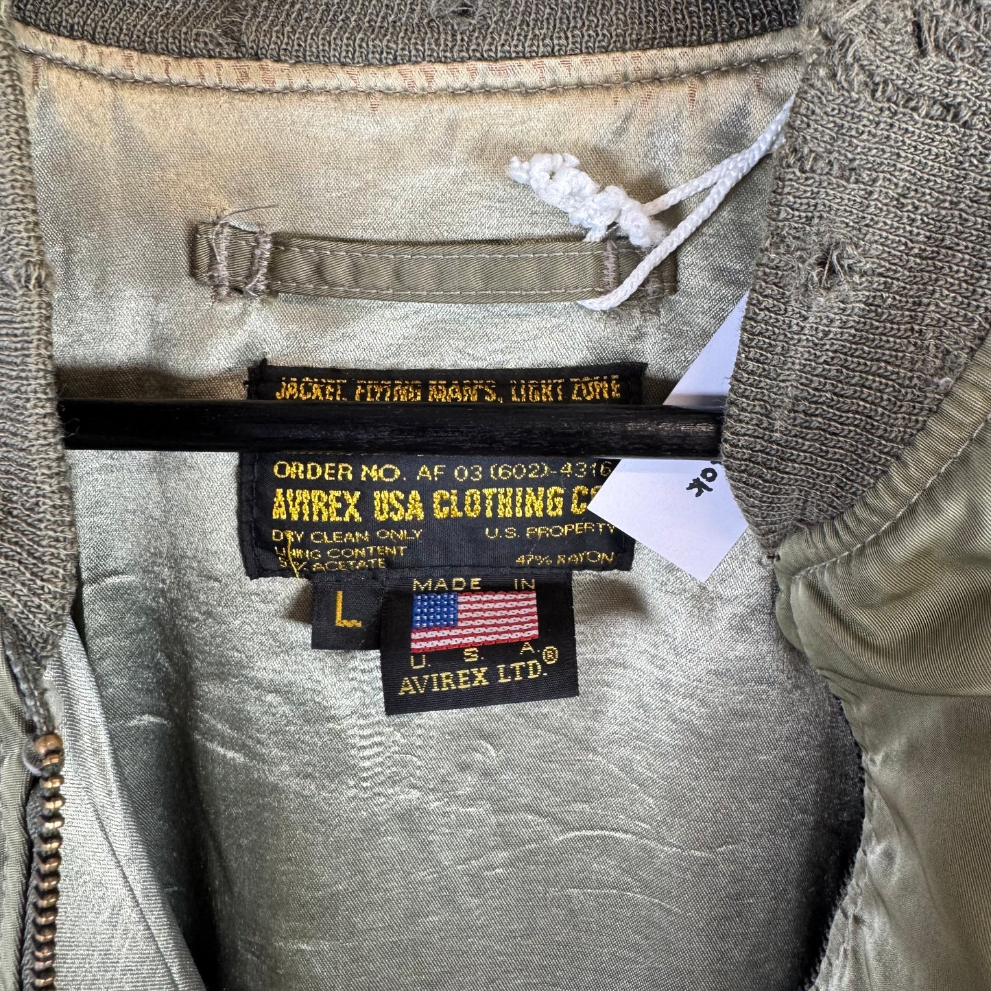 AVIREX 60s L-28 USAF Vintage Bomber Jacket
