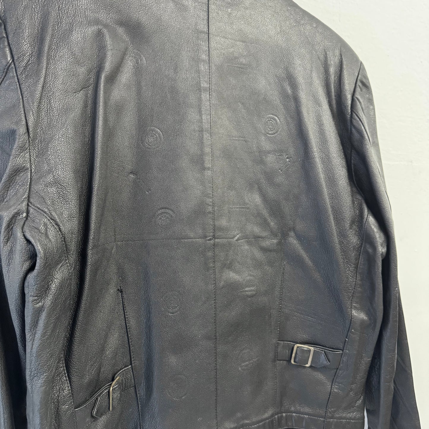 MARITHÉ & FRANÇOIS GIRBAUD Vintage Double Breasted Leather Jacket