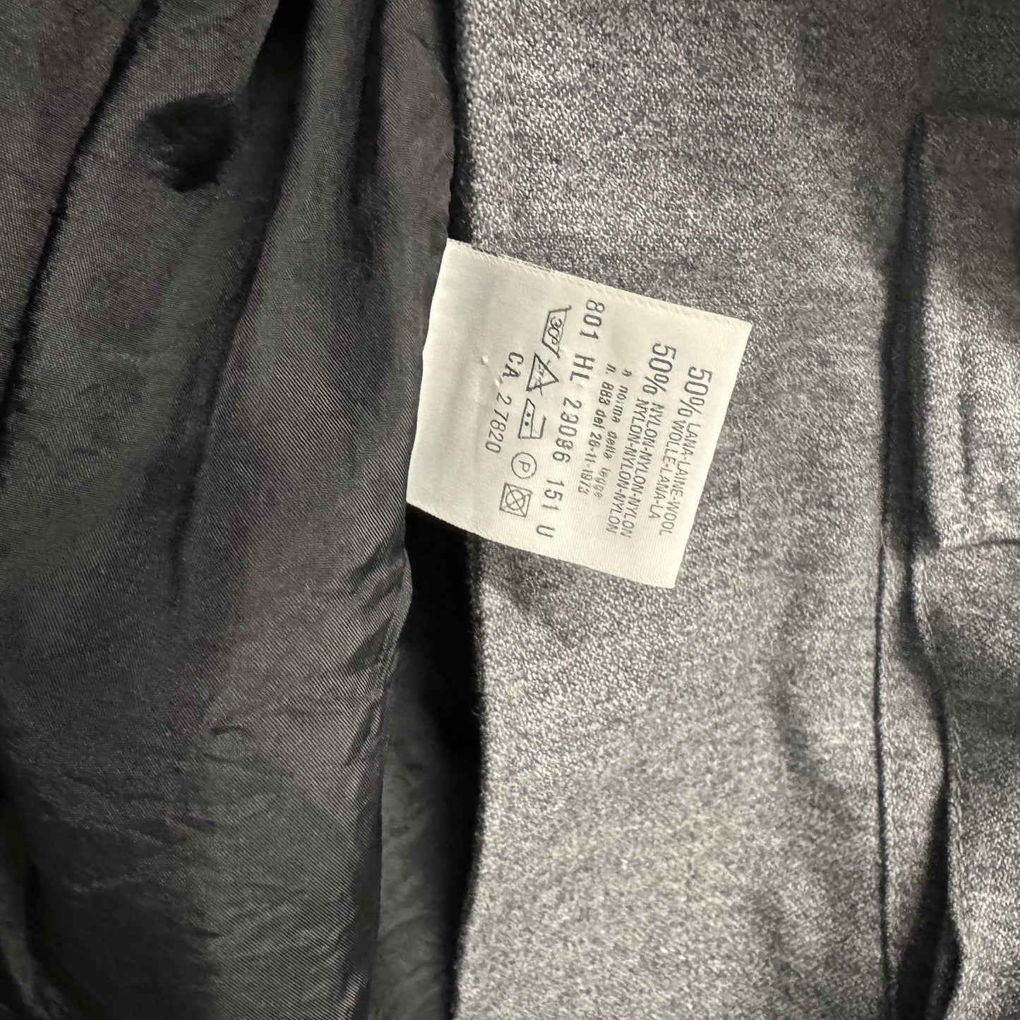 HELMUT LANG 1997 M65 Grey Wool Blend Jacket
