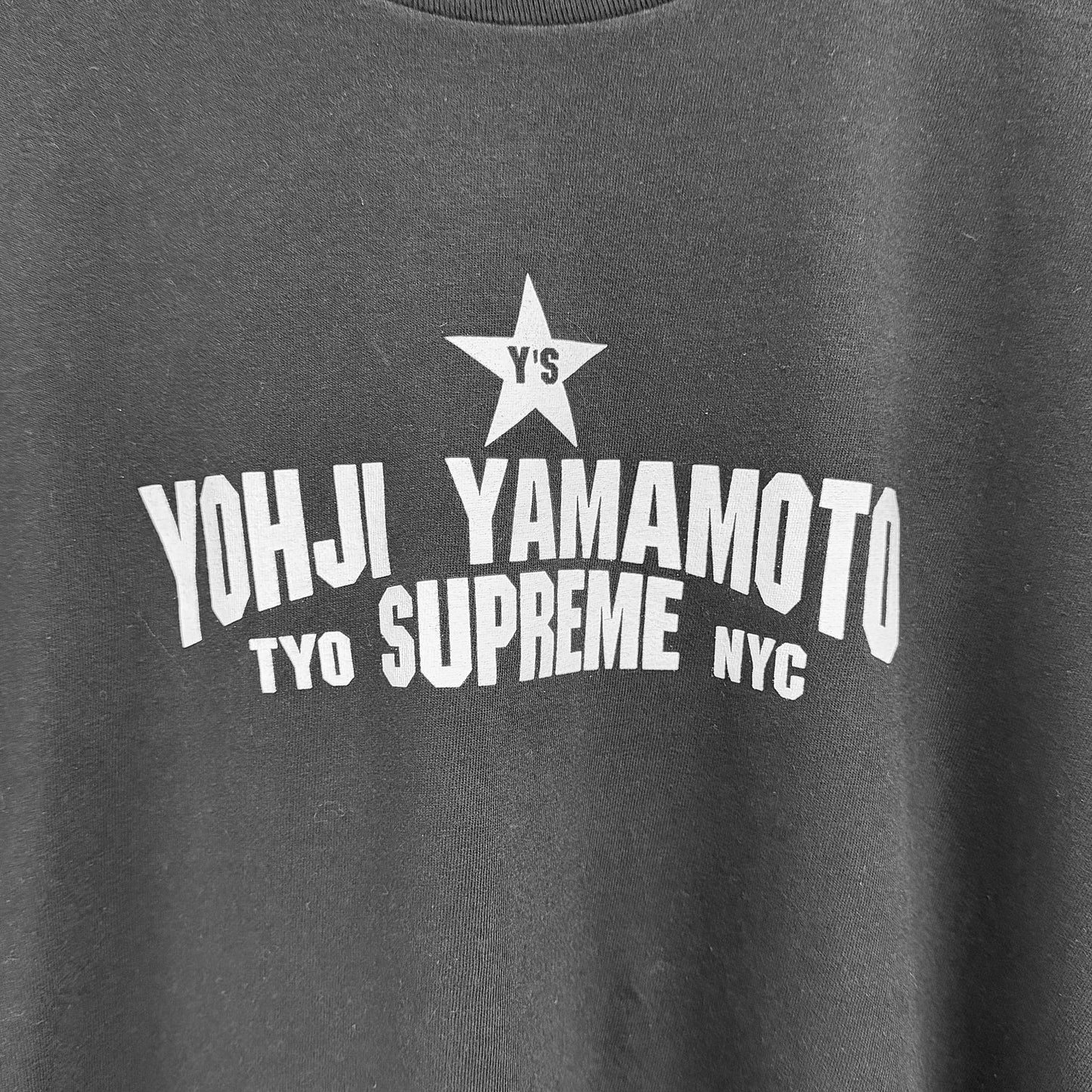 YOHJI YAMAMOTO X SUPREME A/W25 Star T-Shirt