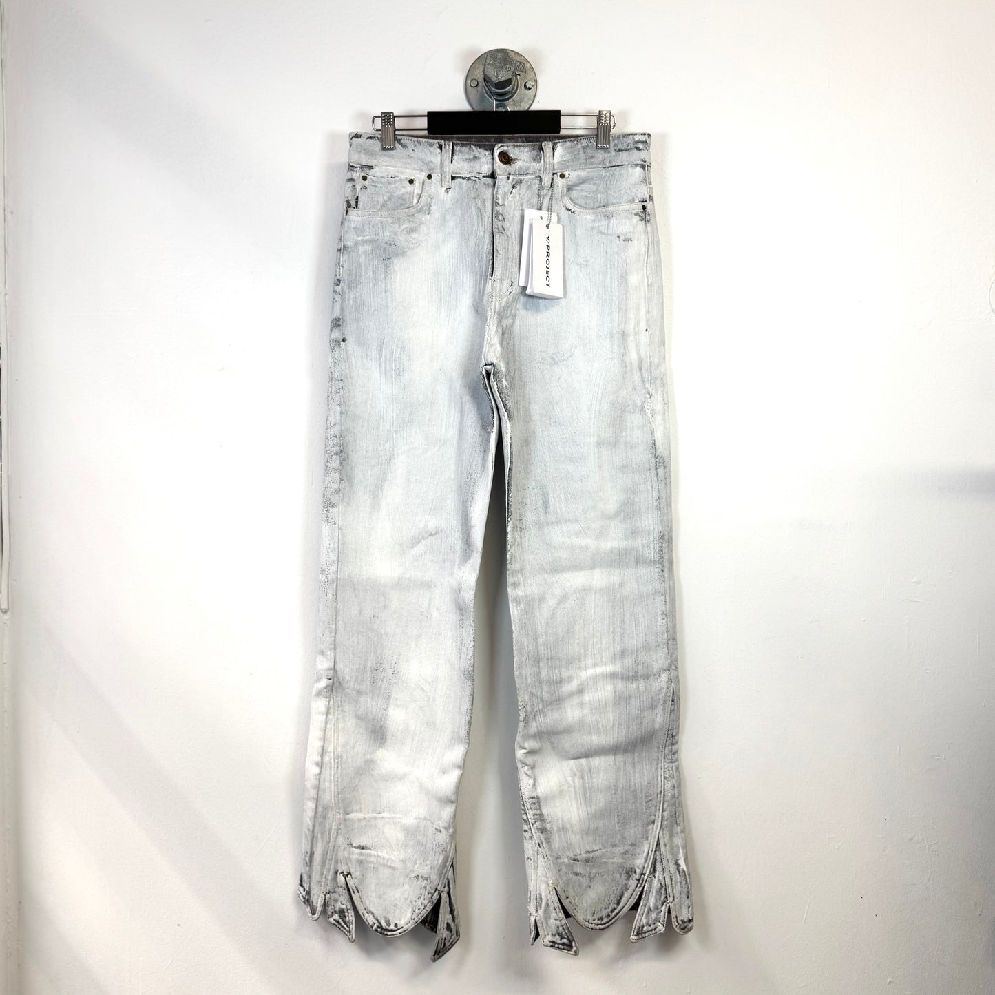 Y/PROJECT SS23 White Panted Denim 32x32 NWT
