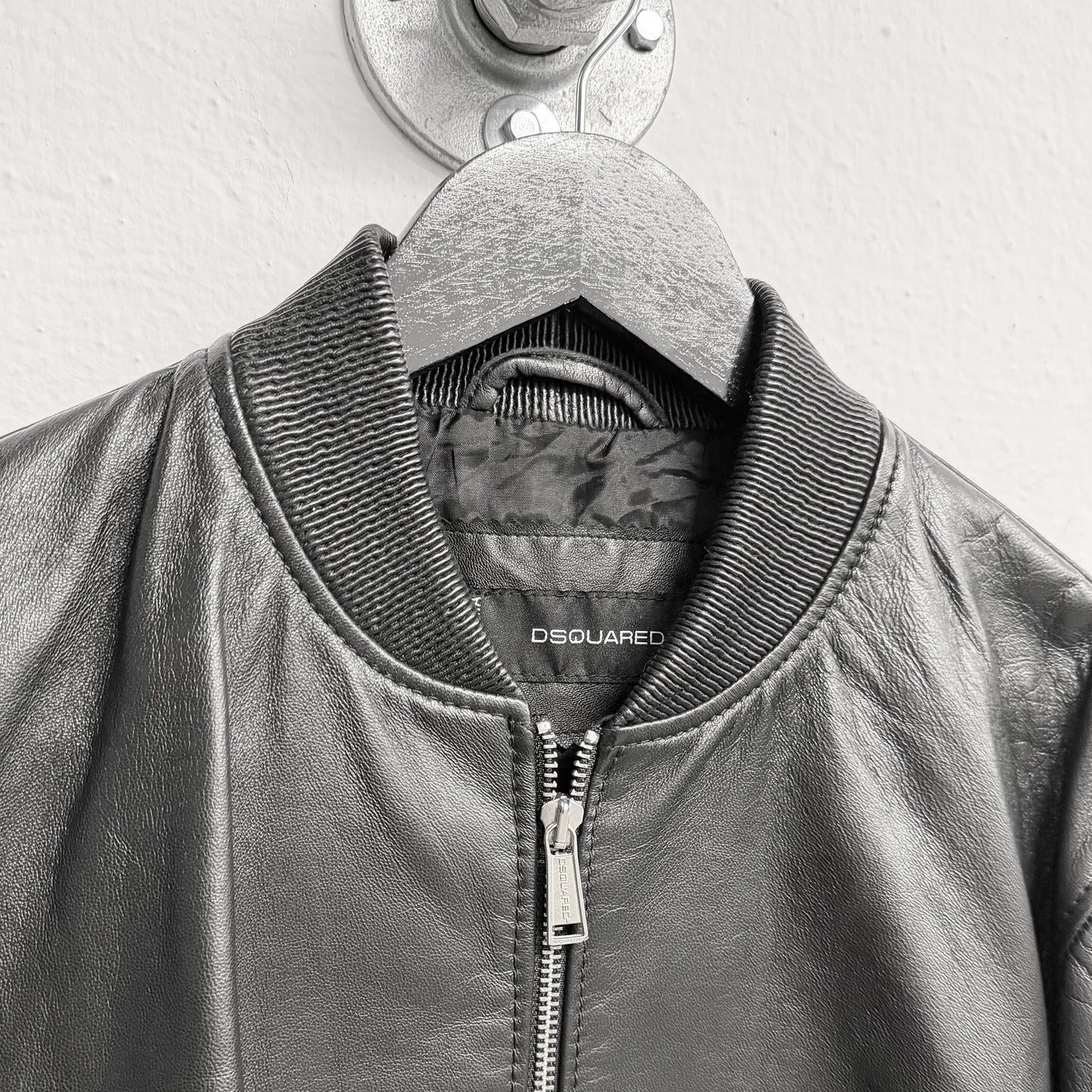 DSQUARED2 Motorcycle Leather Jacket