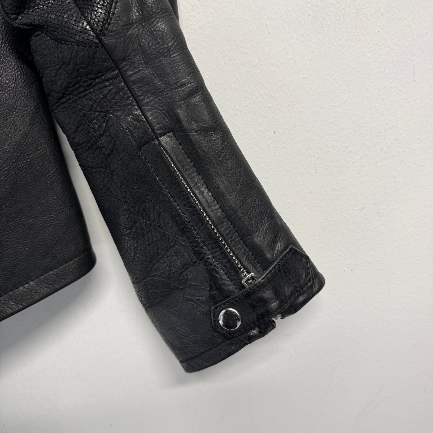YOHJI YAMAMOTO Y-3 2003 Racing Motorcycle Leather Jacket