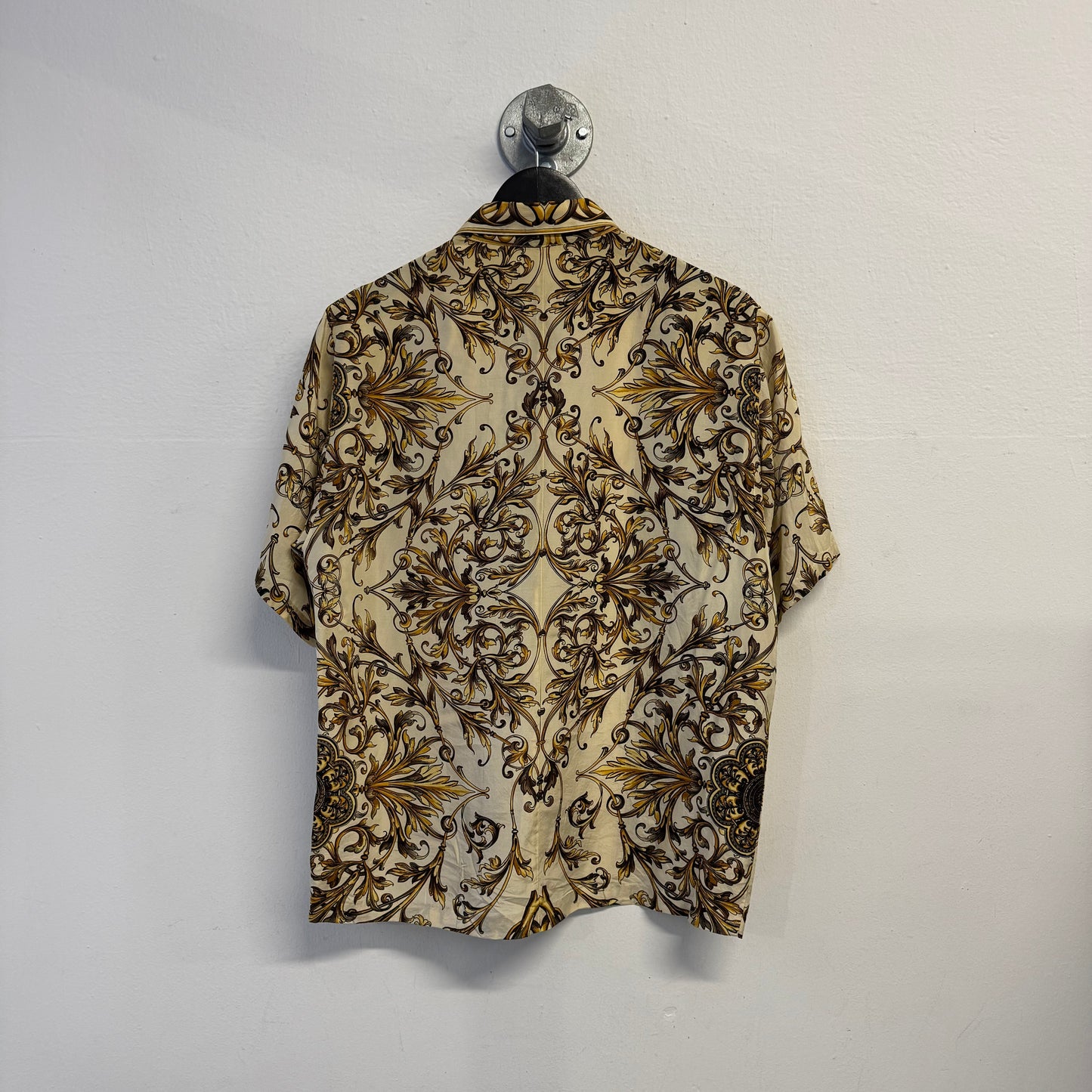 GIANNI VERSACE SS1992 Baroque Print Silk Shirt