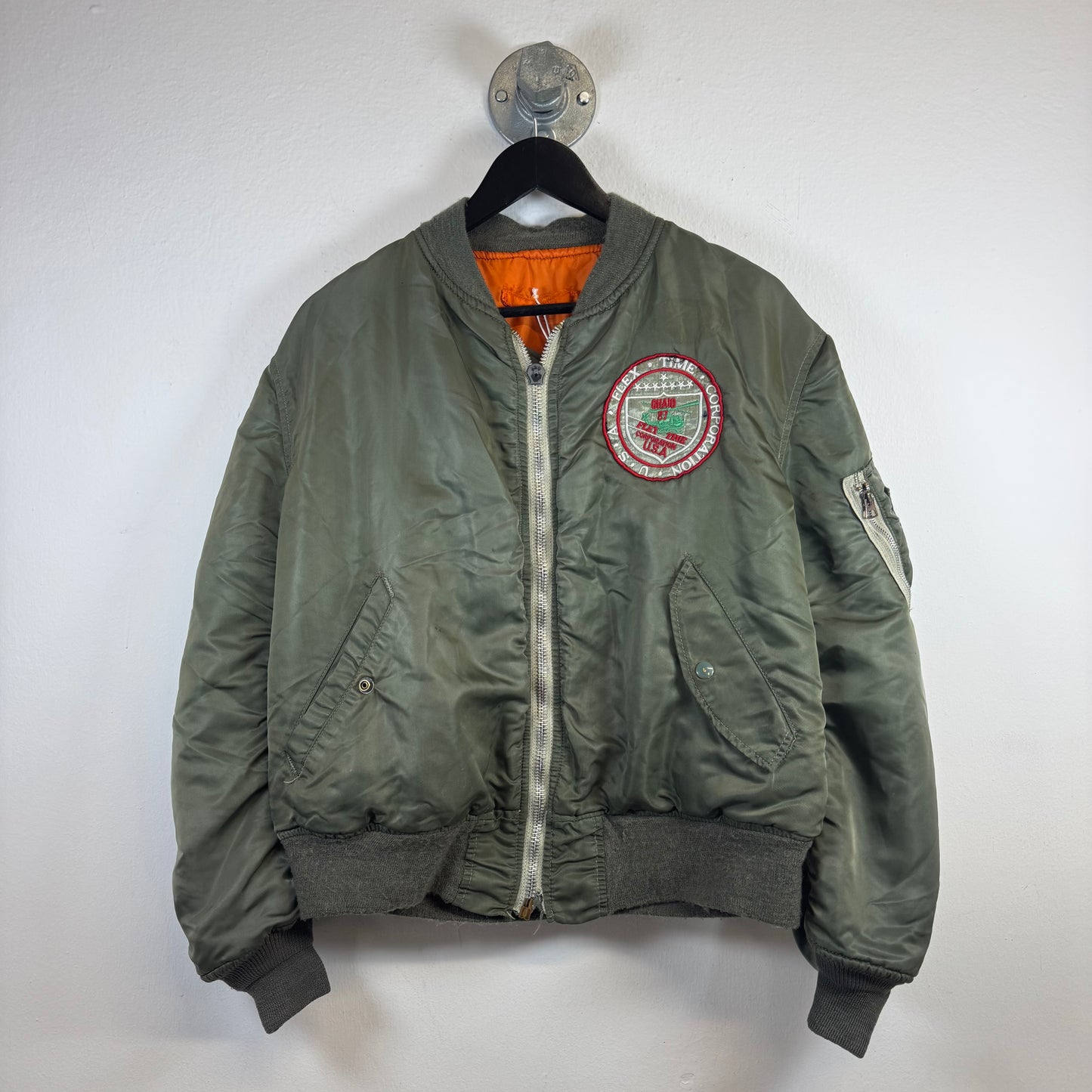 ALPHA INDUSTRIES 80s USAF MA-1 Bomber Jacket