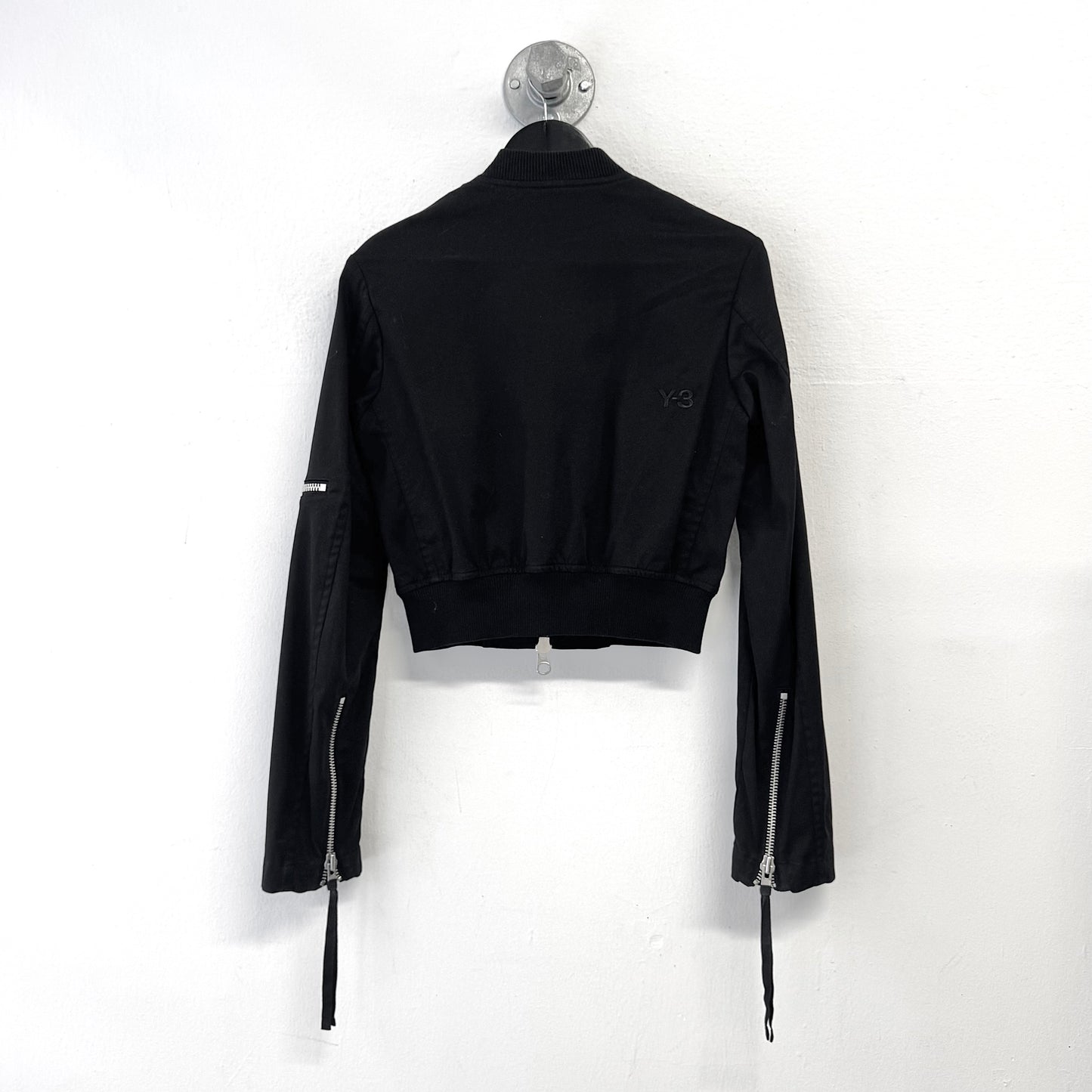 YOHJI YAMAMOTO Y3 Cropped Bomber Jacket