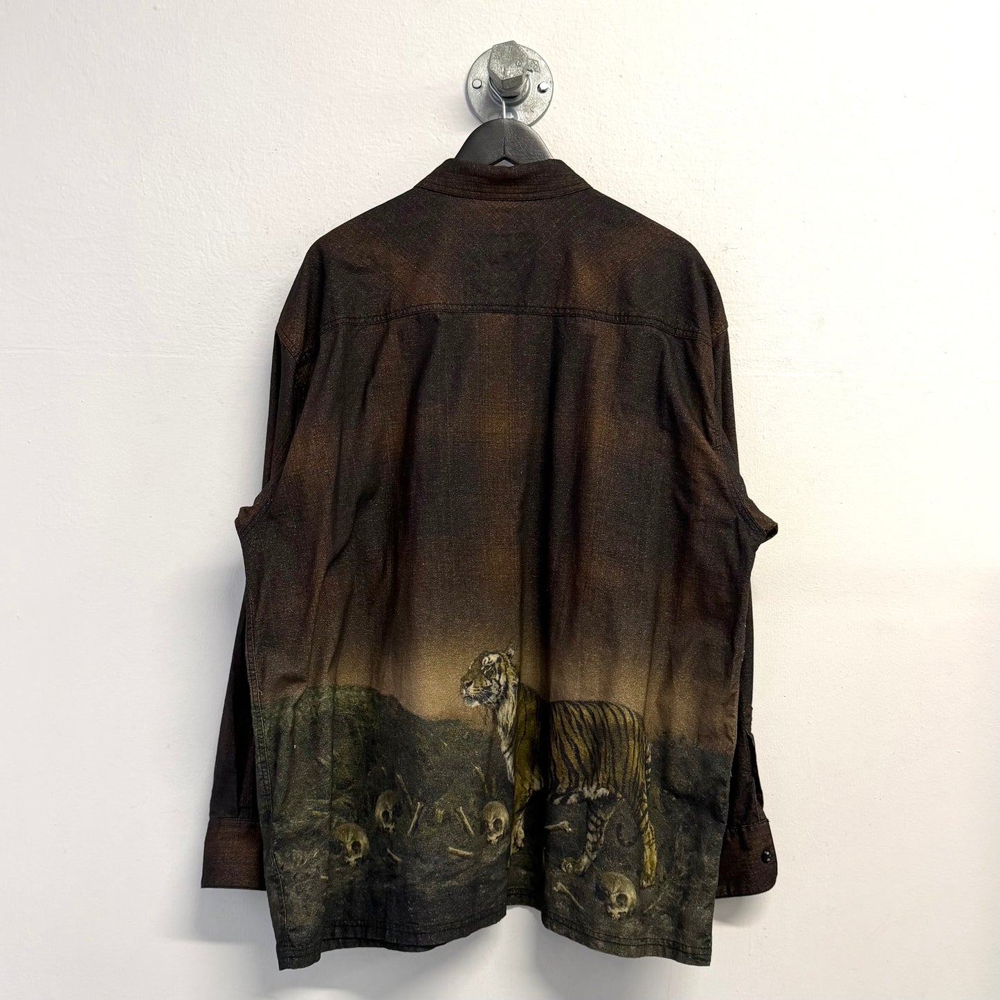 NEIGHBORHOOD Tiger Print Plaid Shirt