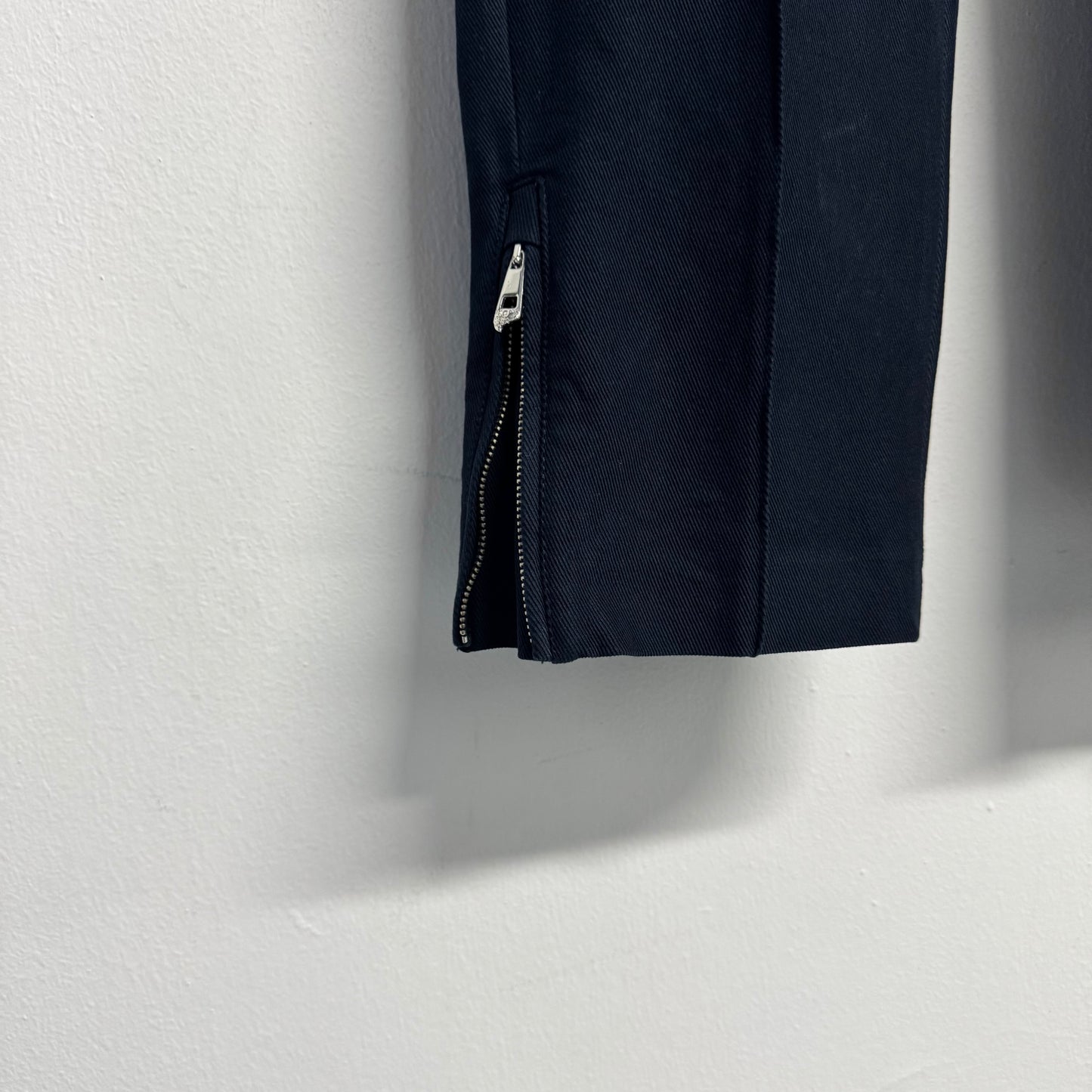 VERSACE Pleated Dark Blue Pants