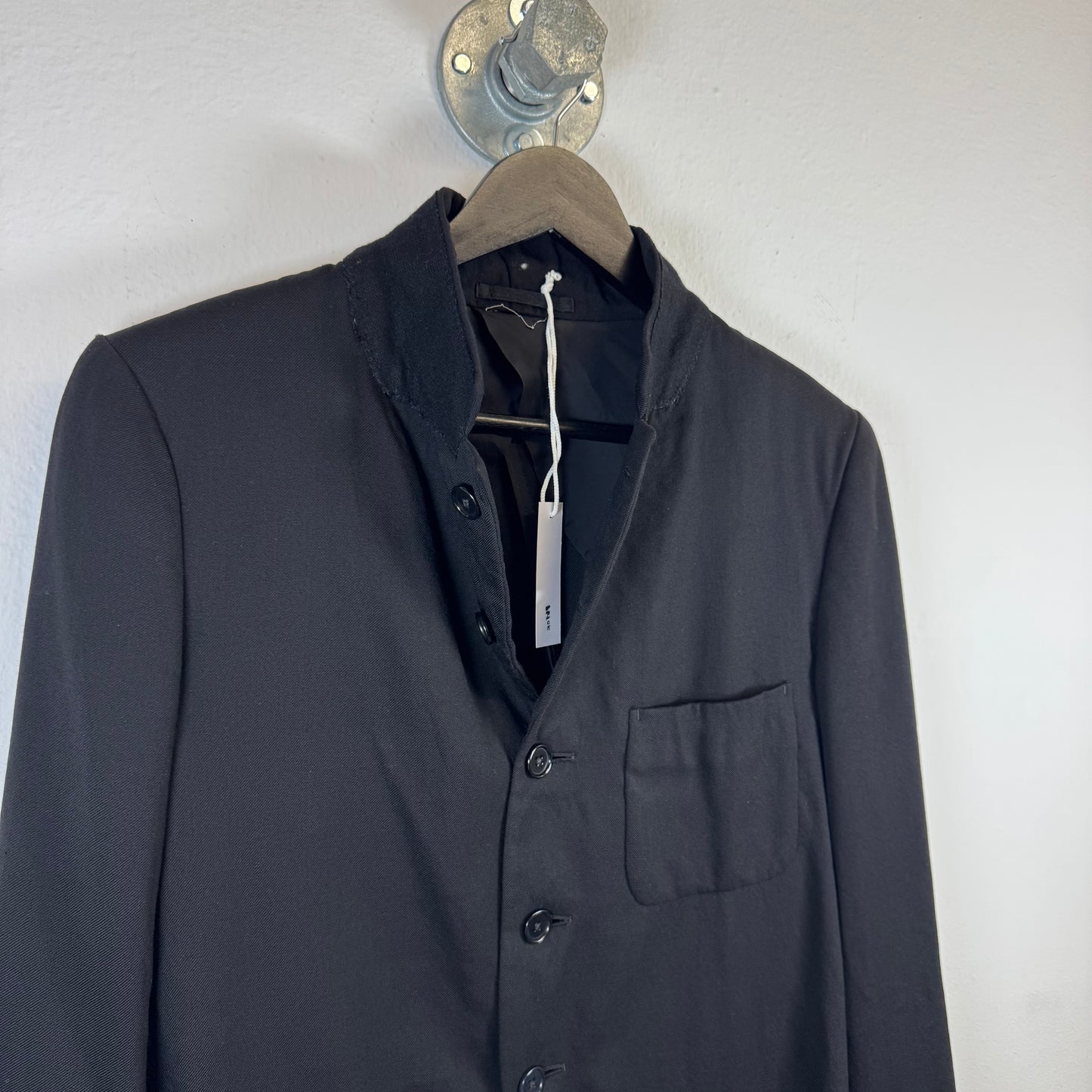 COMME DES GARÇONS 2007 Black Wool Blazer Jacket