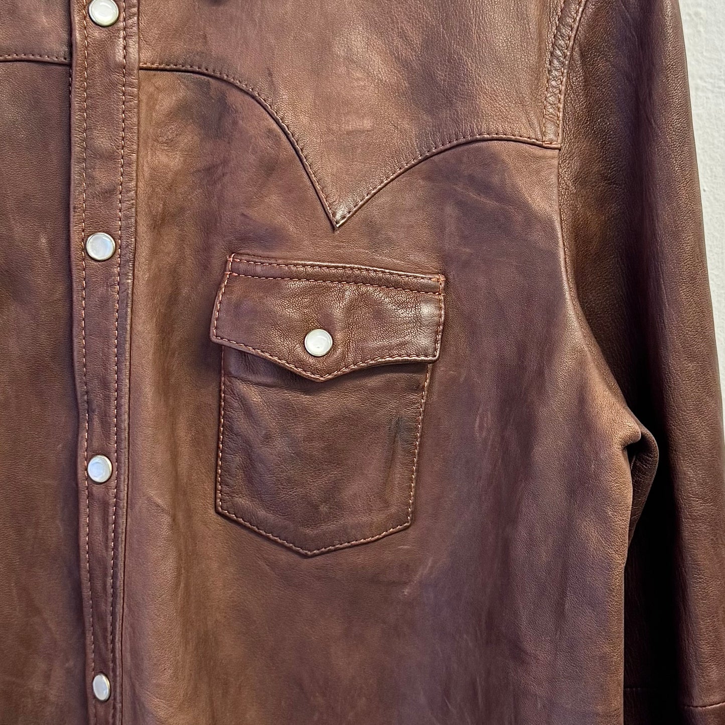 DOLCE & GABBANA Western Leather Shirt
