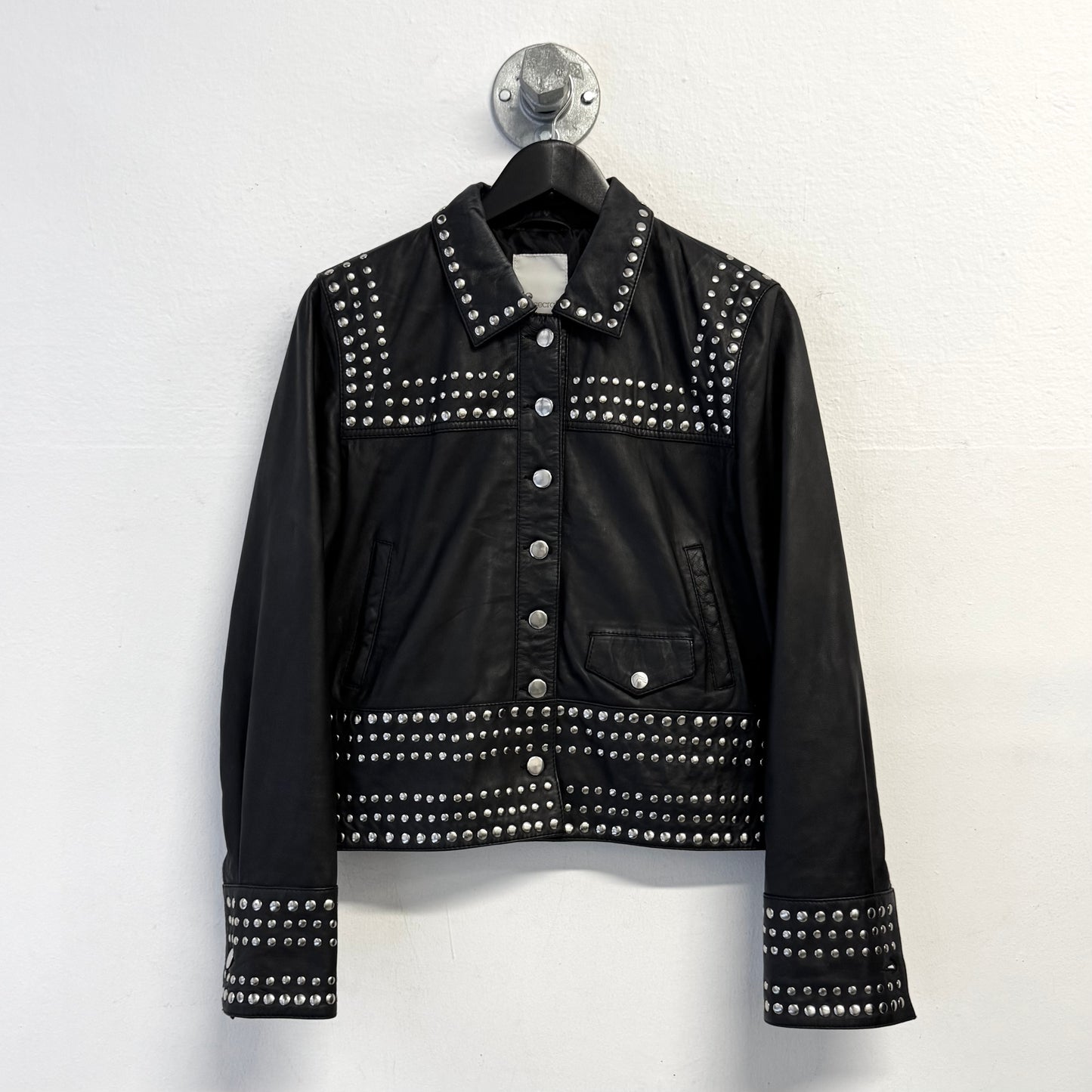 GOOSECRAFT Studded Leather Jacket