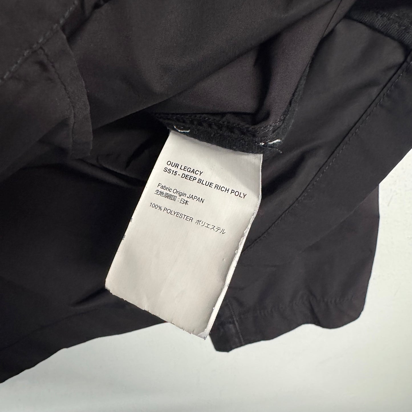 OUR LEGACY SS15 Poly Jacket