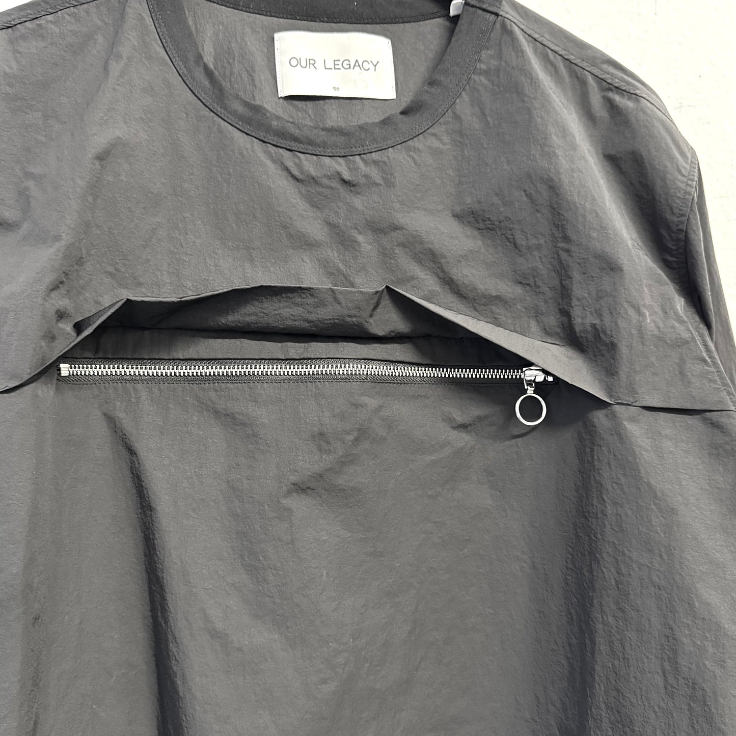 OUR LEGACY Windbreaker Kangaroo Pocket Pullover
