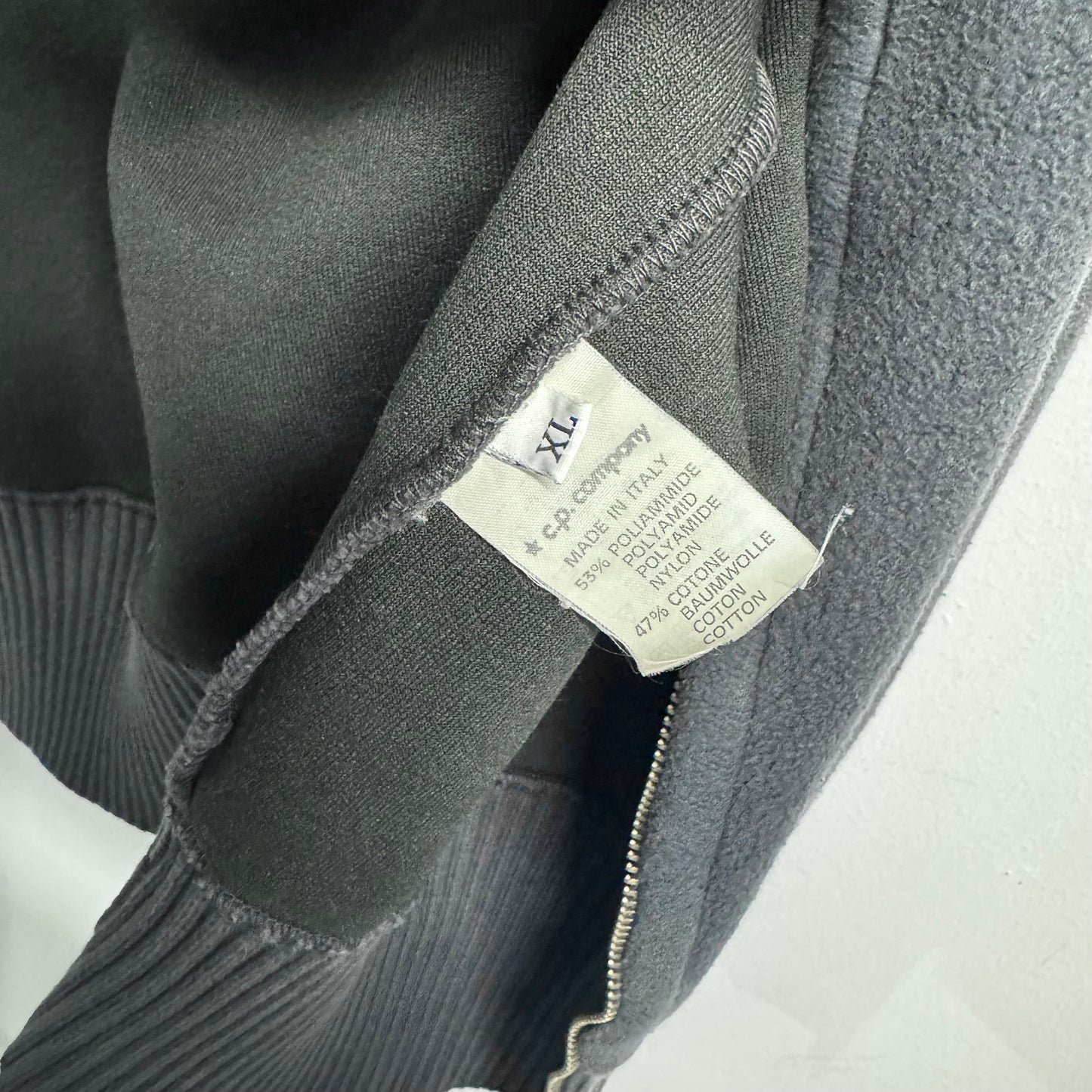 STONE ISLAND 90s Vintage Zip Hoodie / Green Edge Badge