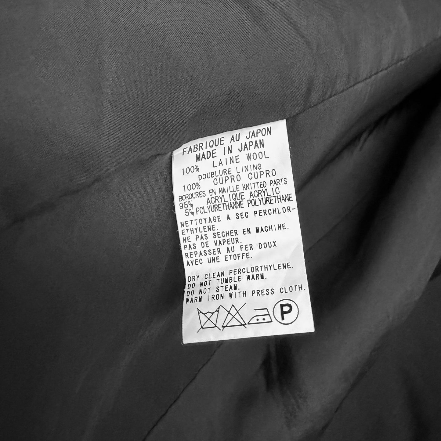 YOHJI YAMAMOTO Y’S Wool Blazer Jacket