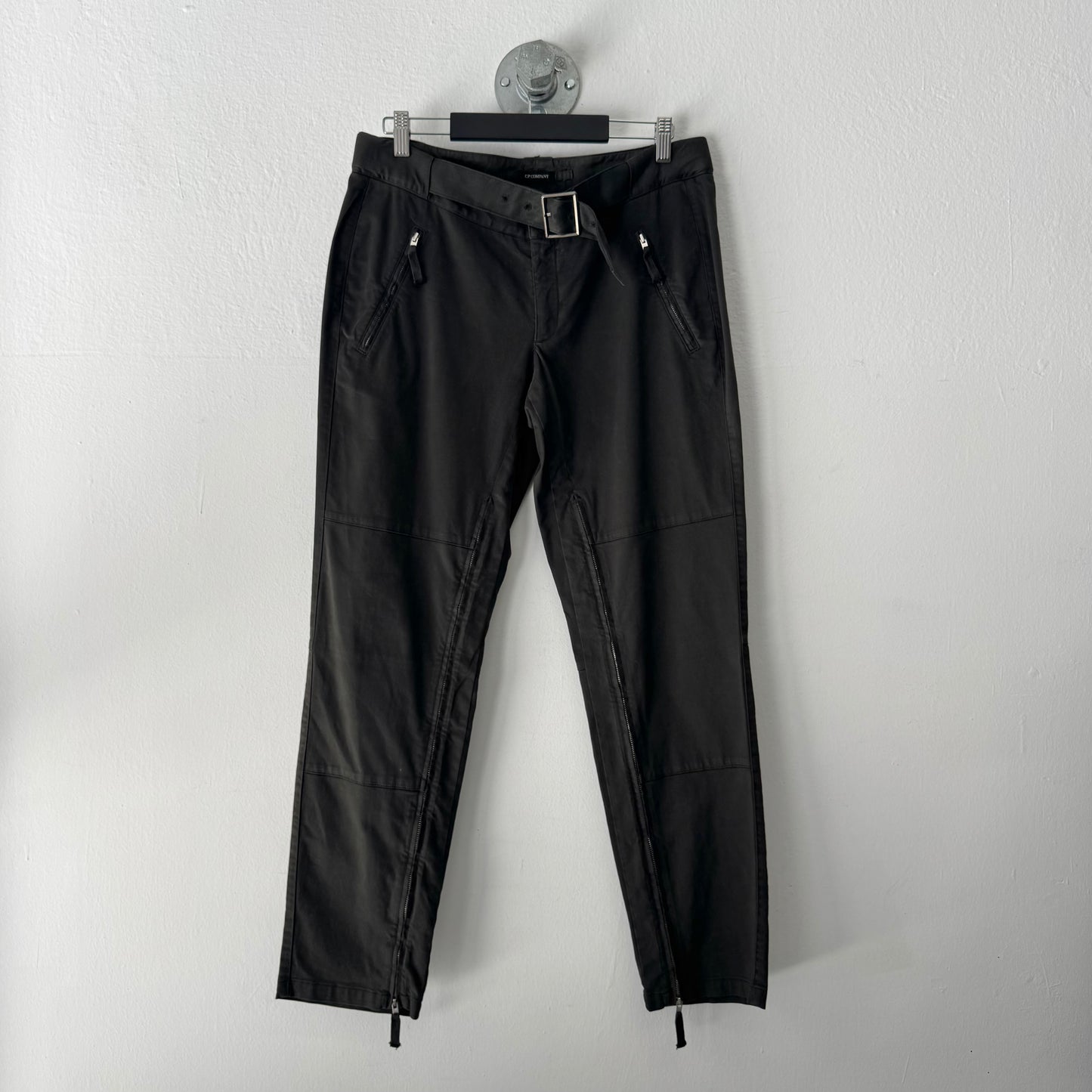 C.P. COMPANY Belted Zip Leg Pants