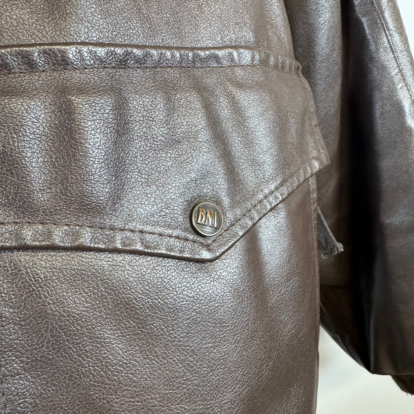 BONEVILLE 1987 Insulated A-2 Aviator Flight Leather Jacket