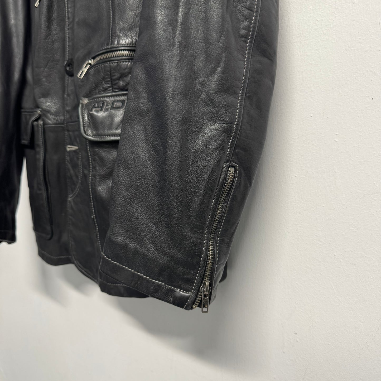 HARLEY DAVIDSON Leather Blazer Jacket
