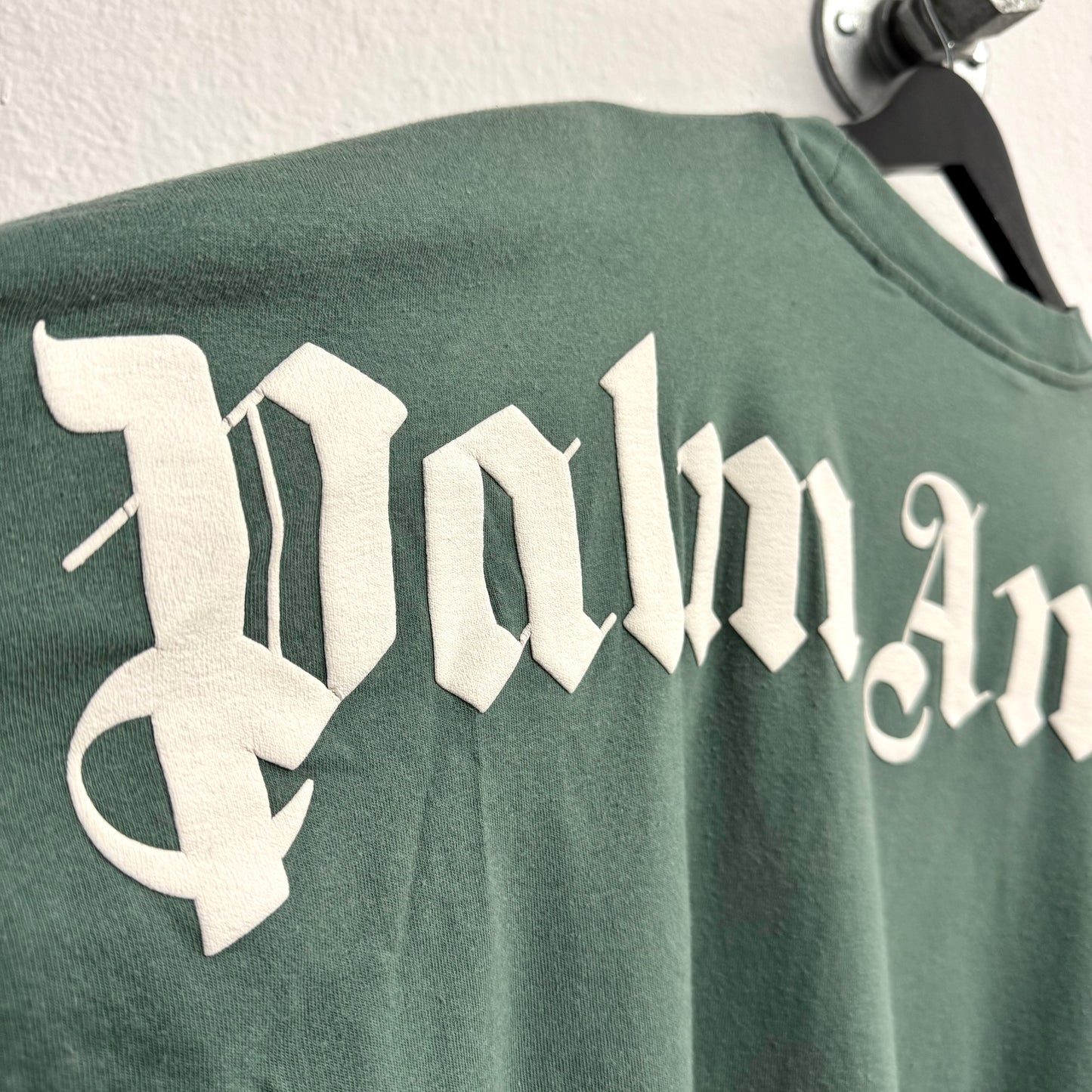 PALM ANGELS Oversized Classic Logo Long Sleeve T-Shirt