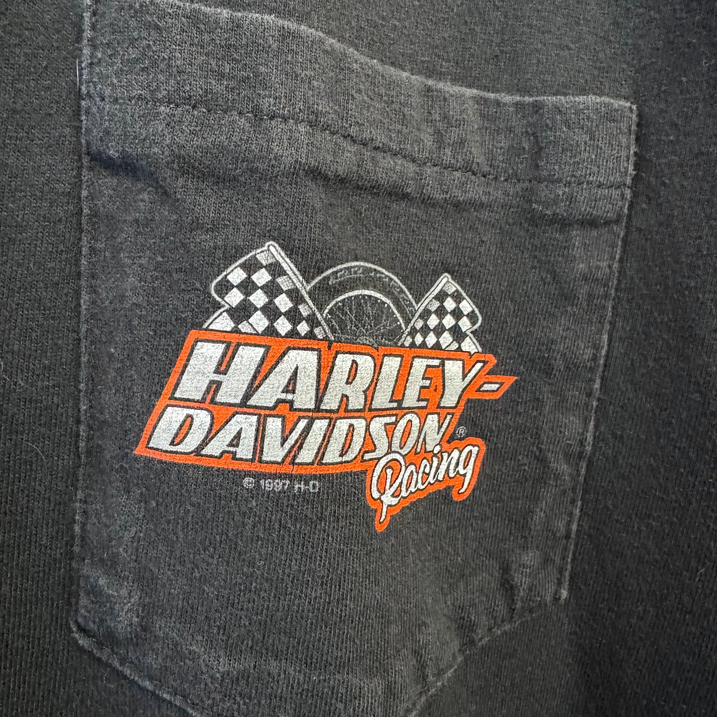 HARLEY DAVIDSON 1997 Pocket Hourglass TShirt
