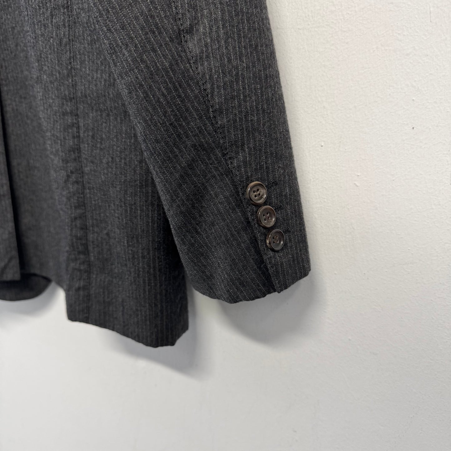 COMME DES GARÇONS HOMME 2005 Pinstripe Grey Blazer Jacket