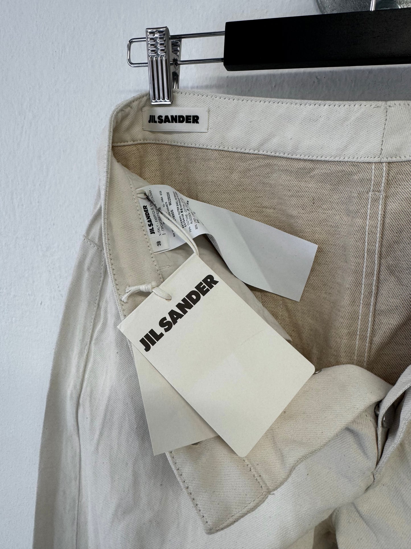JIL SANDER Raw Denim Jeans 32x28