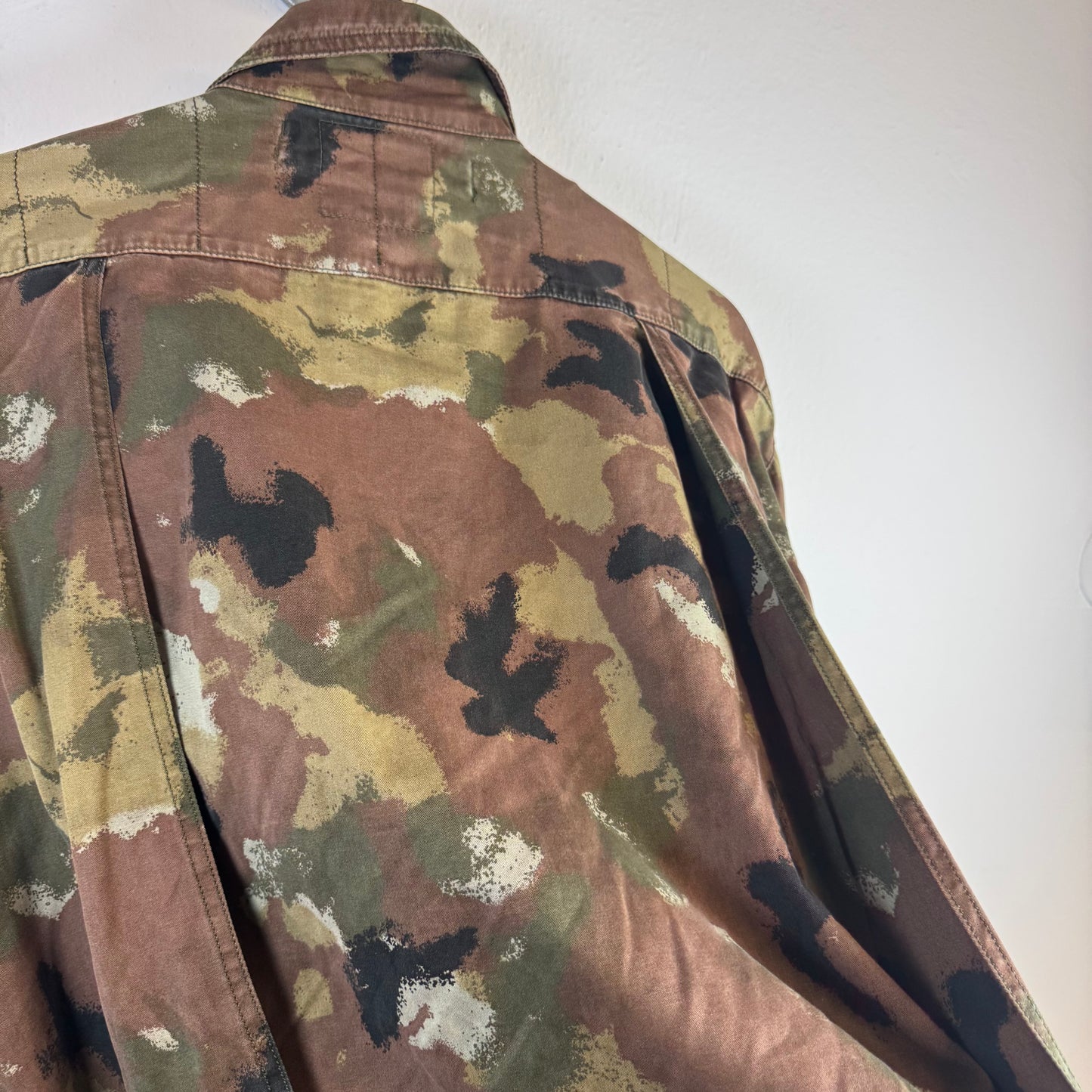 Vintage Italian Camo Military Jacket
