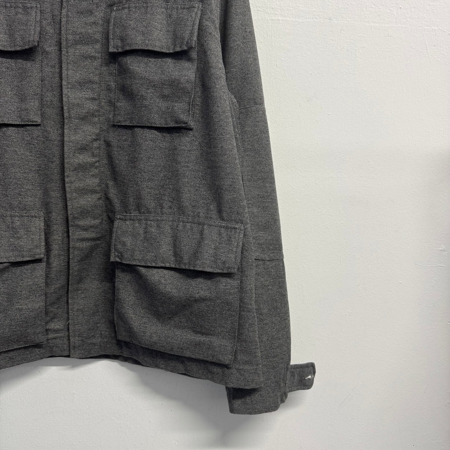 HELMUT LANG 1997 M65 Grey Wool Blend Jacket