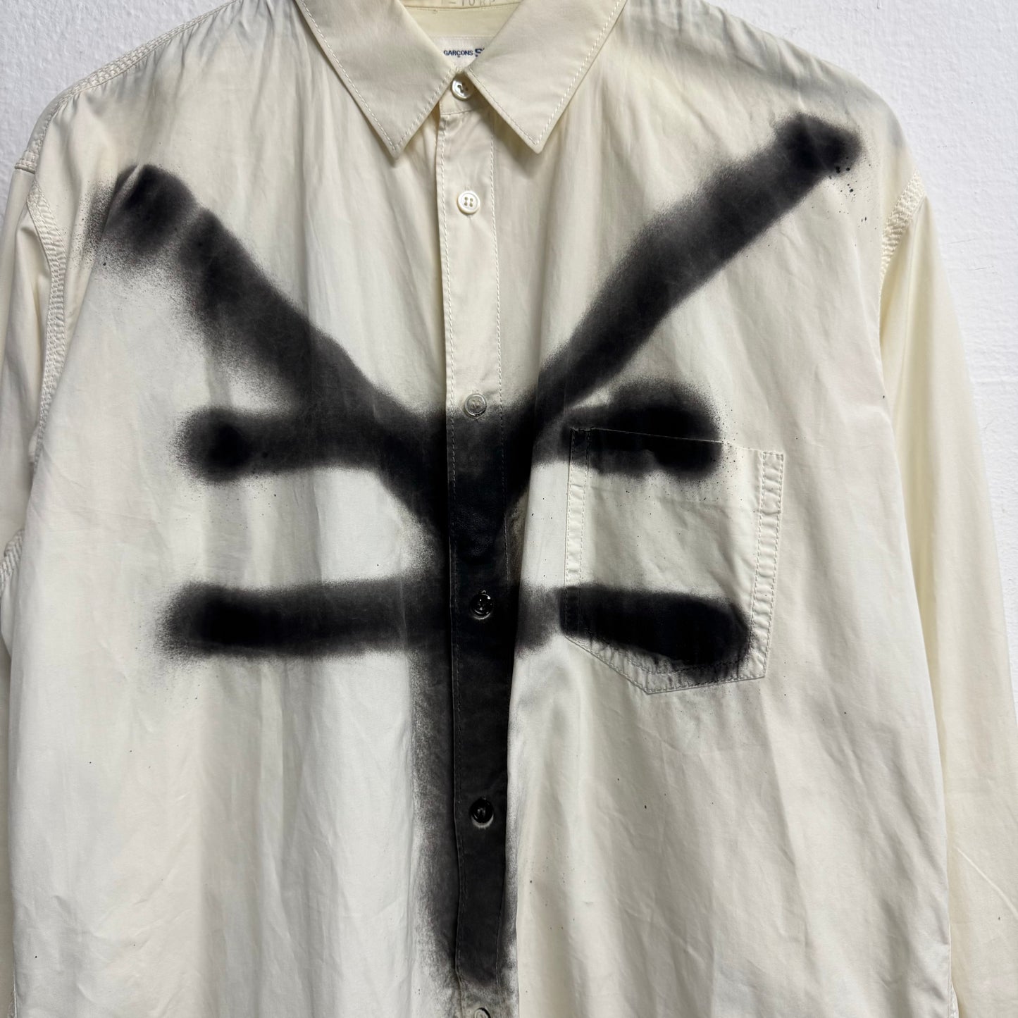 COMME DES GARÇONS Spray Paint Shirt