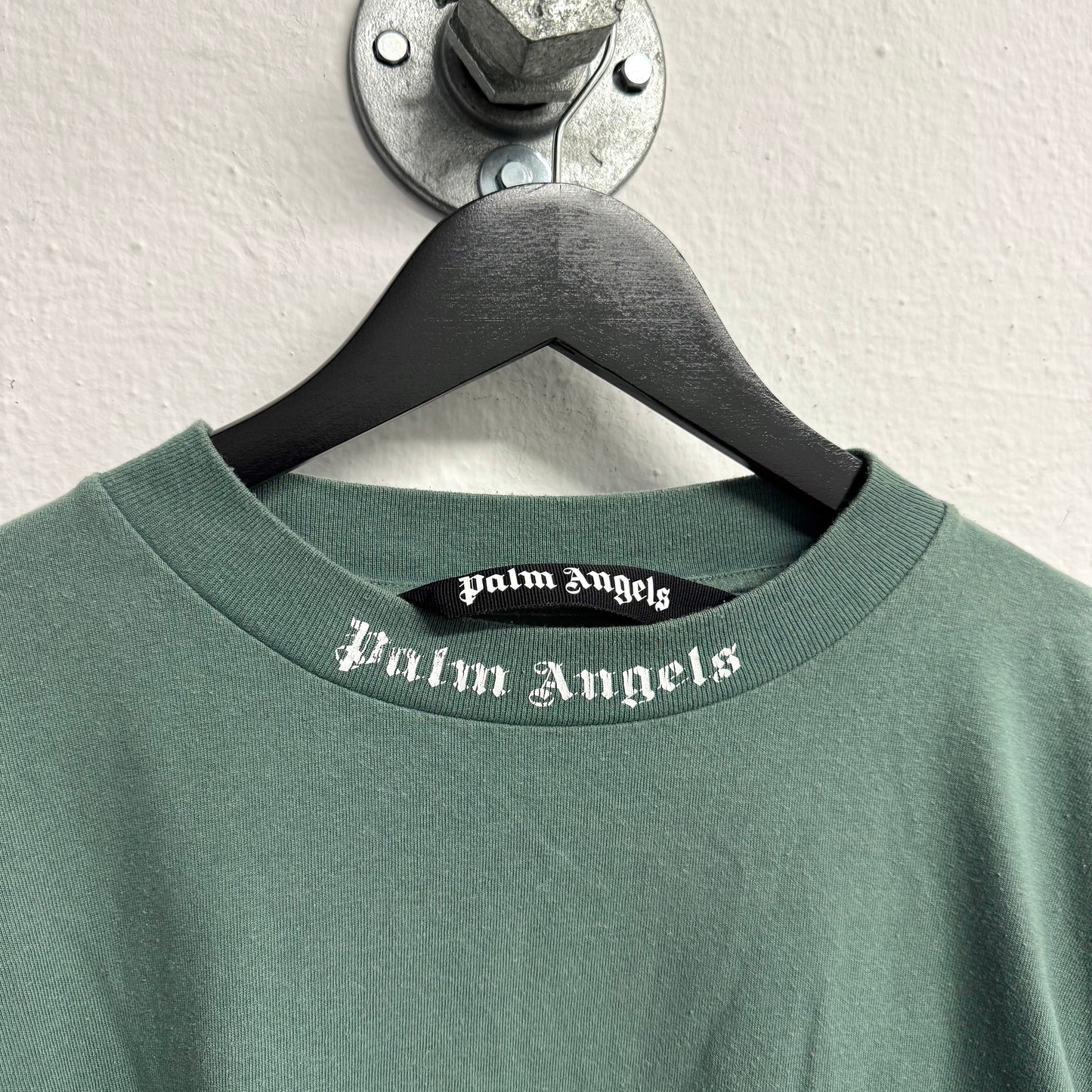 PALM ANGELS Oversized Classic Logo Long Sleeve T-Shirt