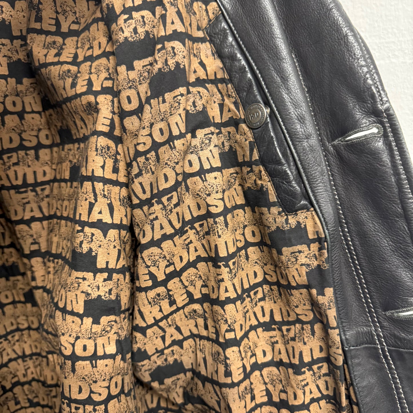 HARLEY DAVIDSON Leather Blazer Jacket