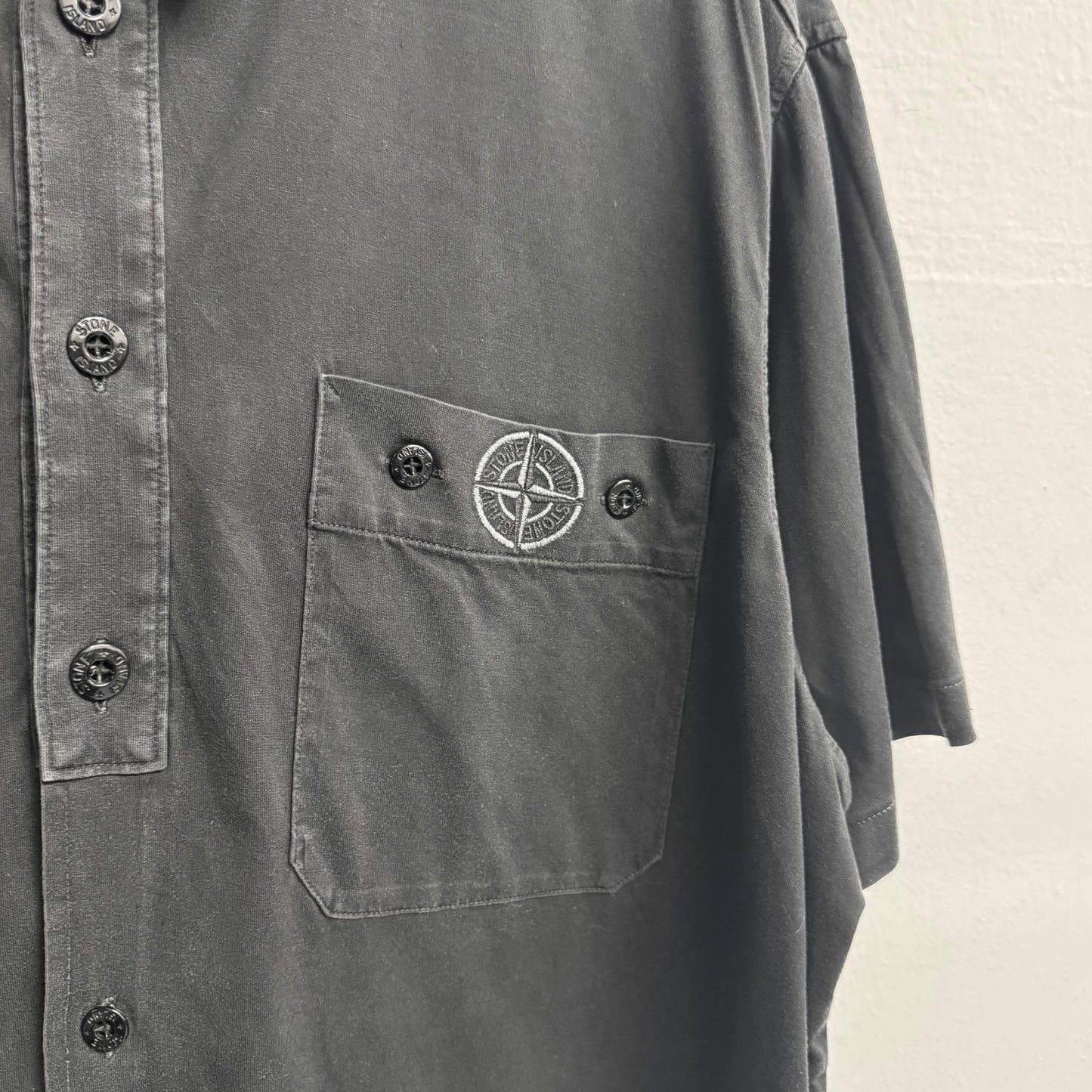 STONE ISLAND Vintage Embroidery Pocket Badge Shirt