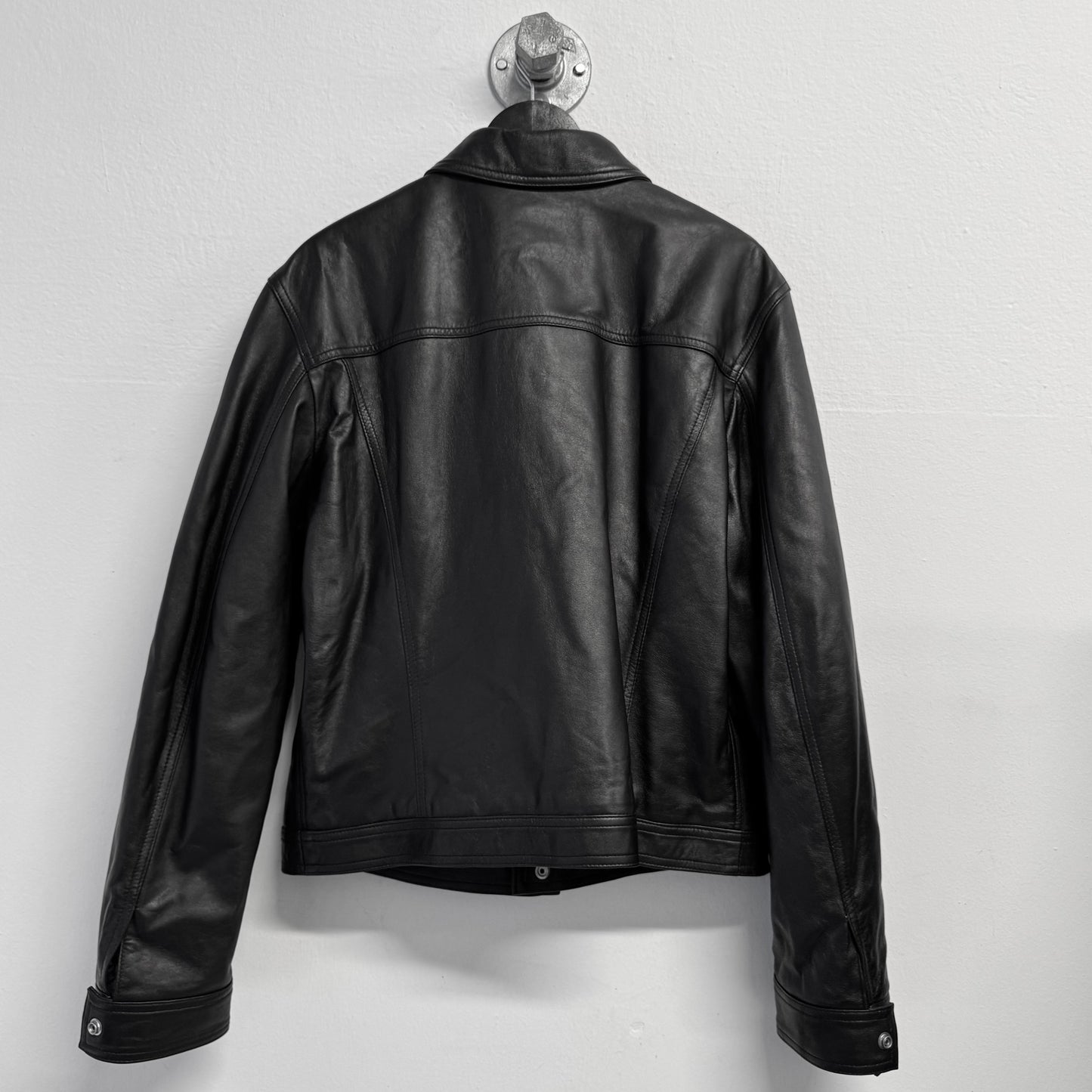 VERSACE Trucker Leather Jacket Type 3