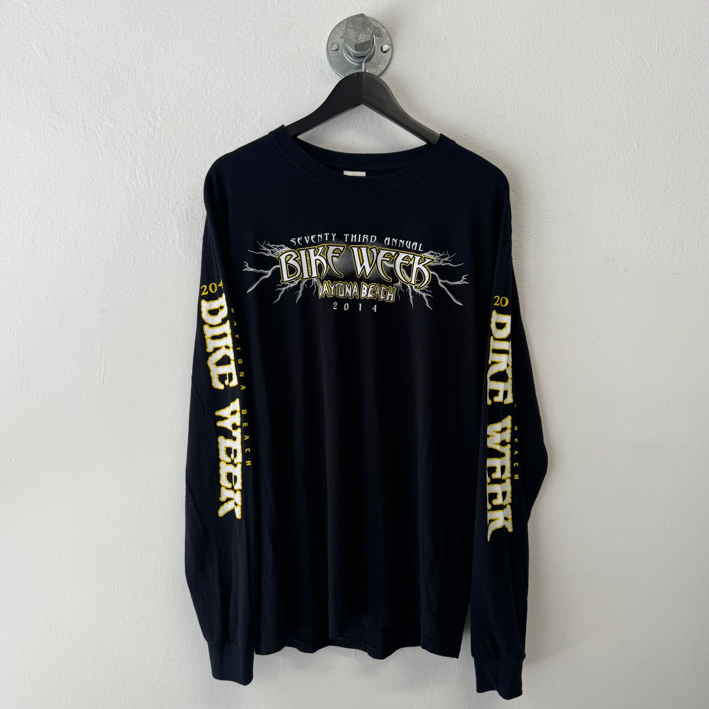BIKE WEEK 2014 Thunder Skull Long Sleeve TShirt