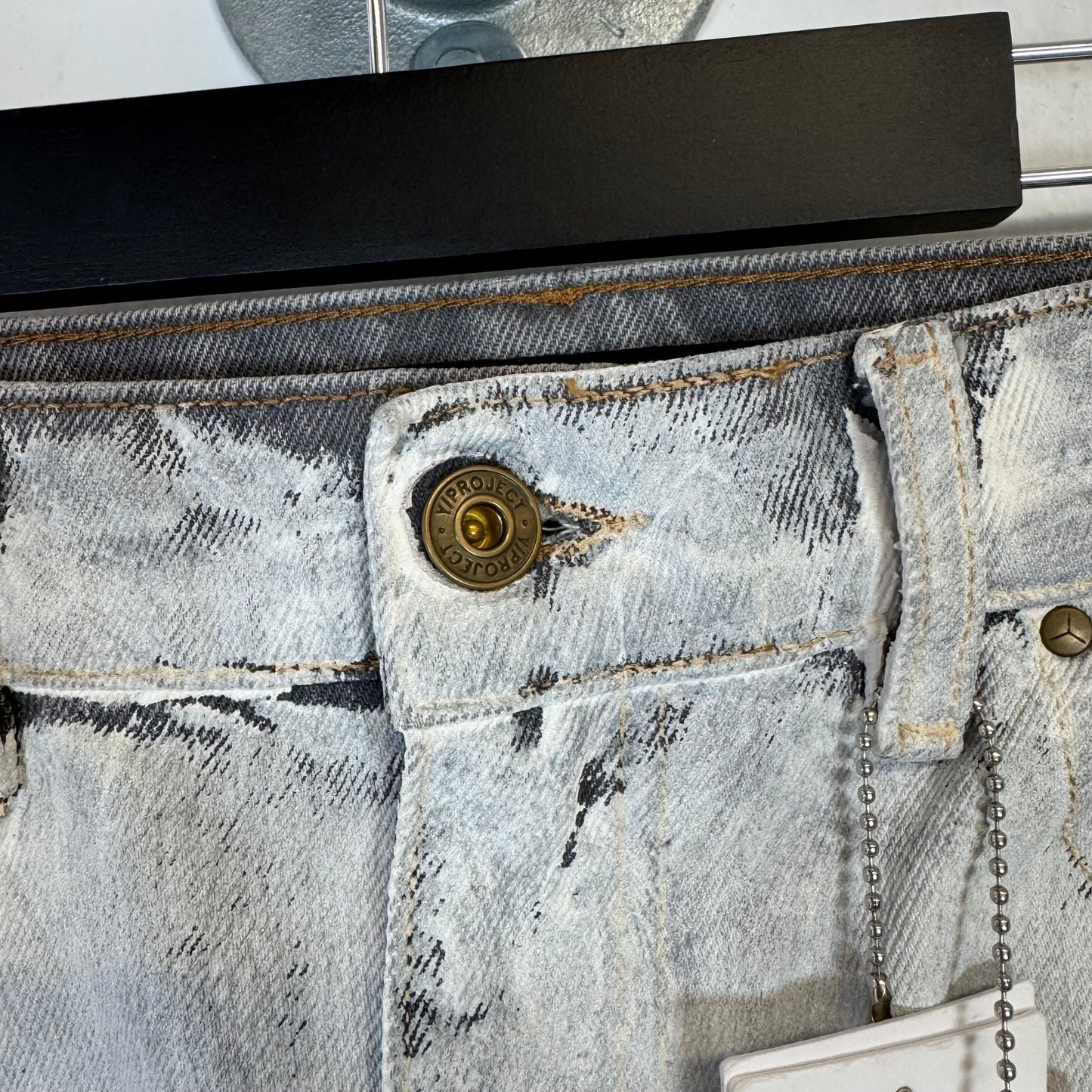 Y/PROJECT SS23 White Panted Denim 32x32 NWT