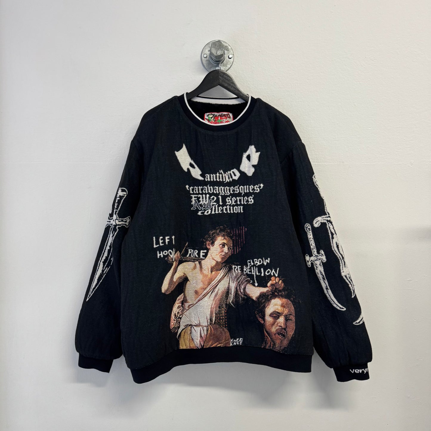 VERYRARE David vs Goliath Jacquard Crewneck